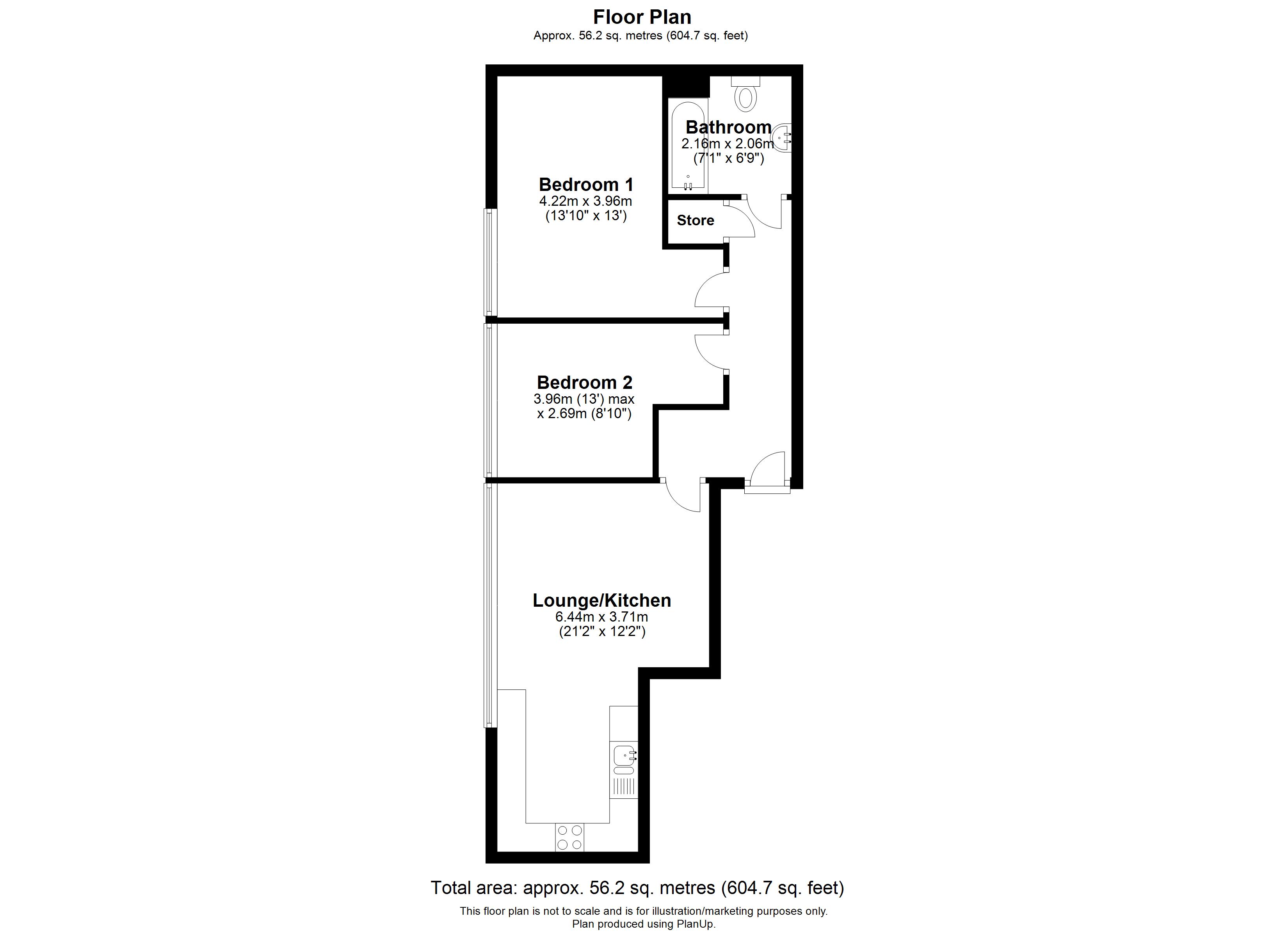 113 Great Hampton Street, Birmingham floorplan