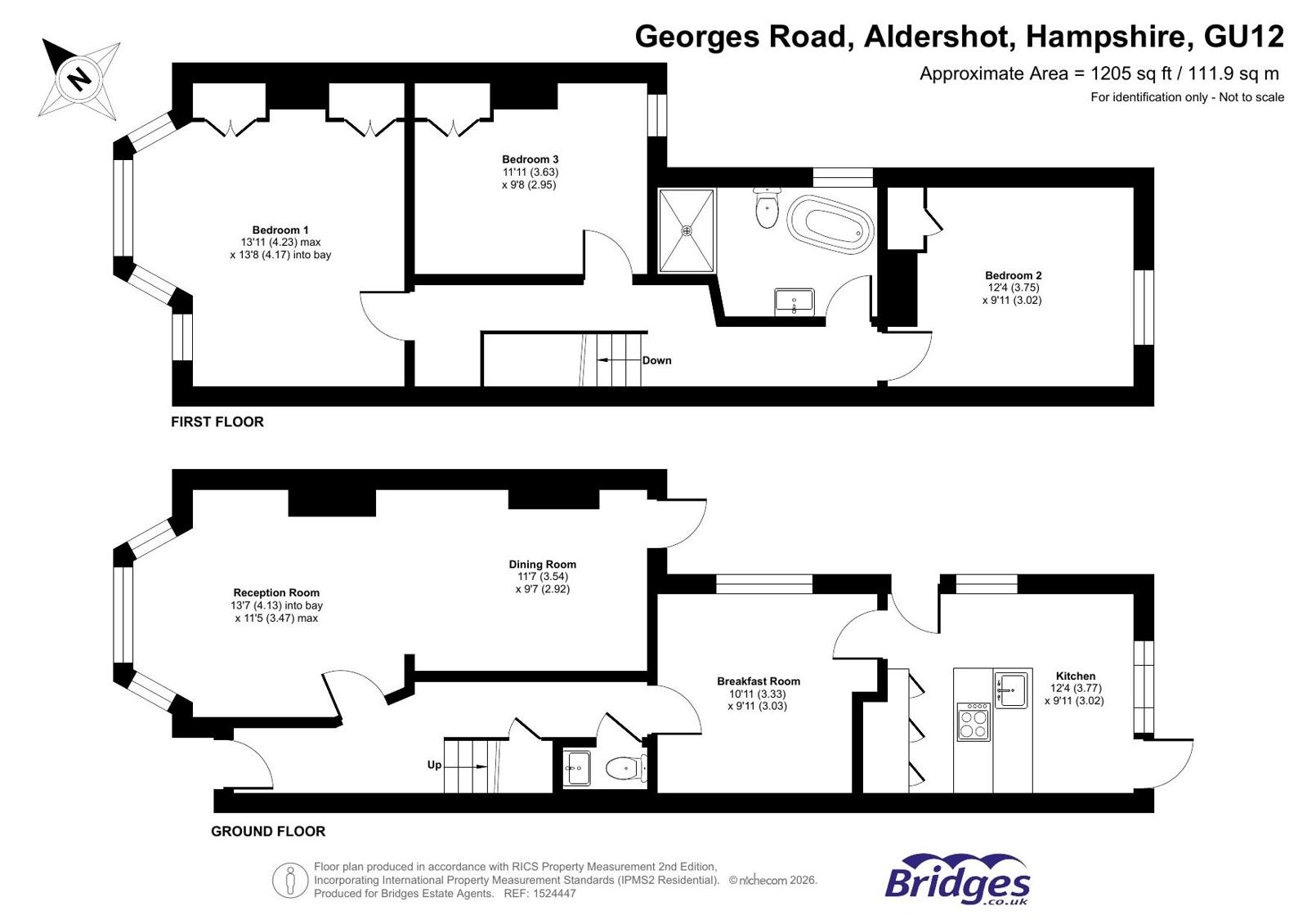 54, St. Georges Road, Hampshire floorplan