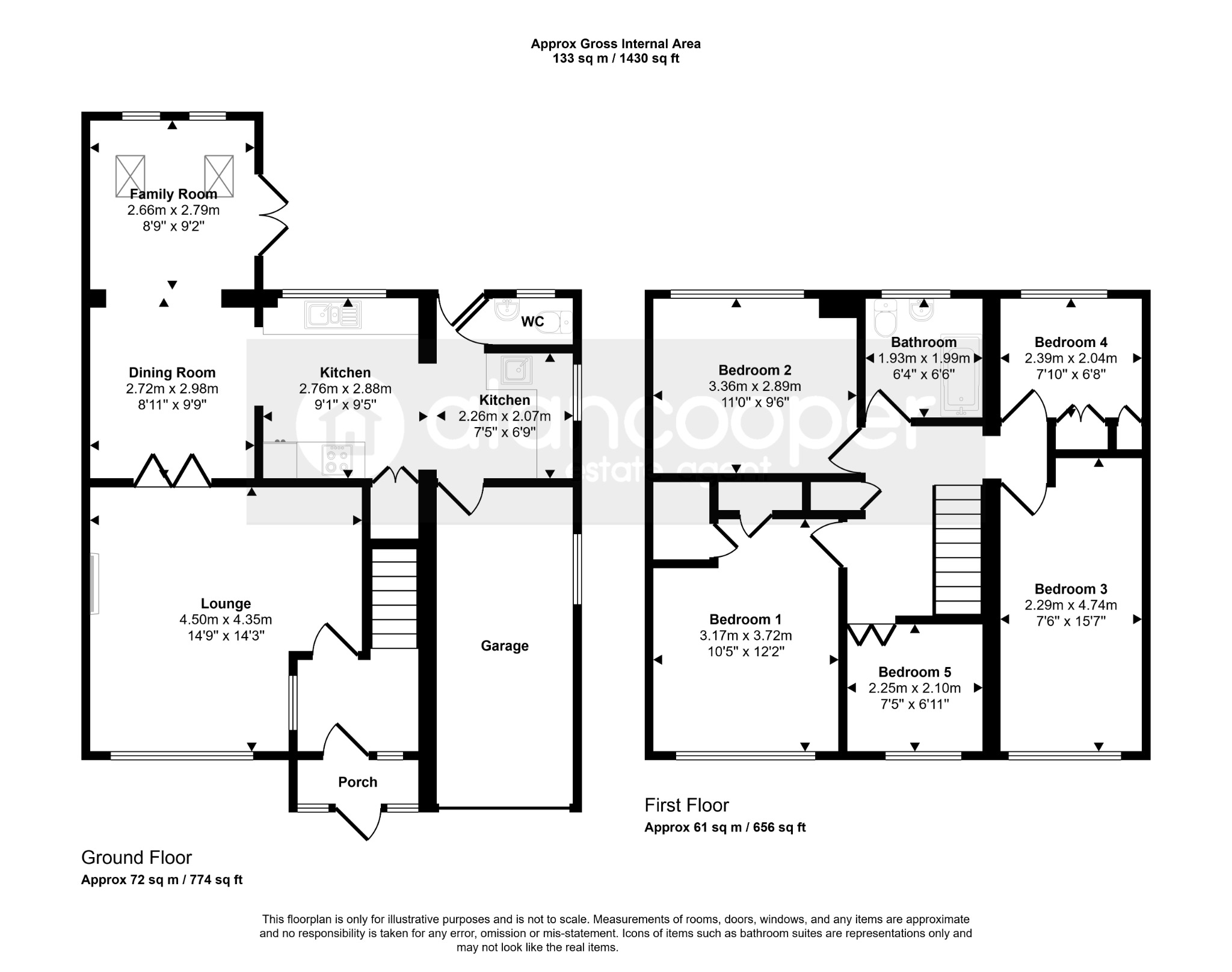 15, Wenlock Way, Nuneaton floorplan