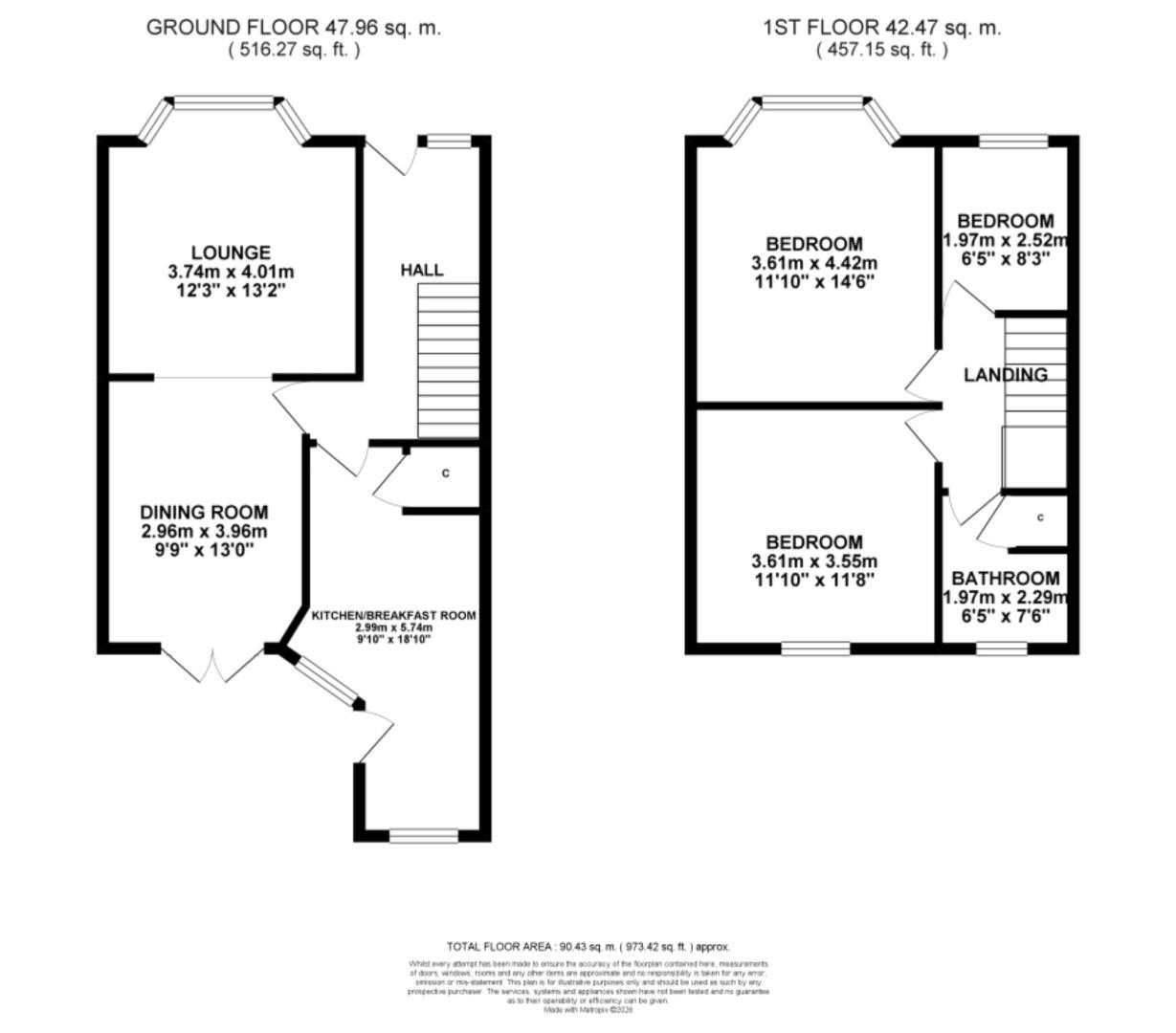 61, Sandhurst Street, Liverpool floorplan
