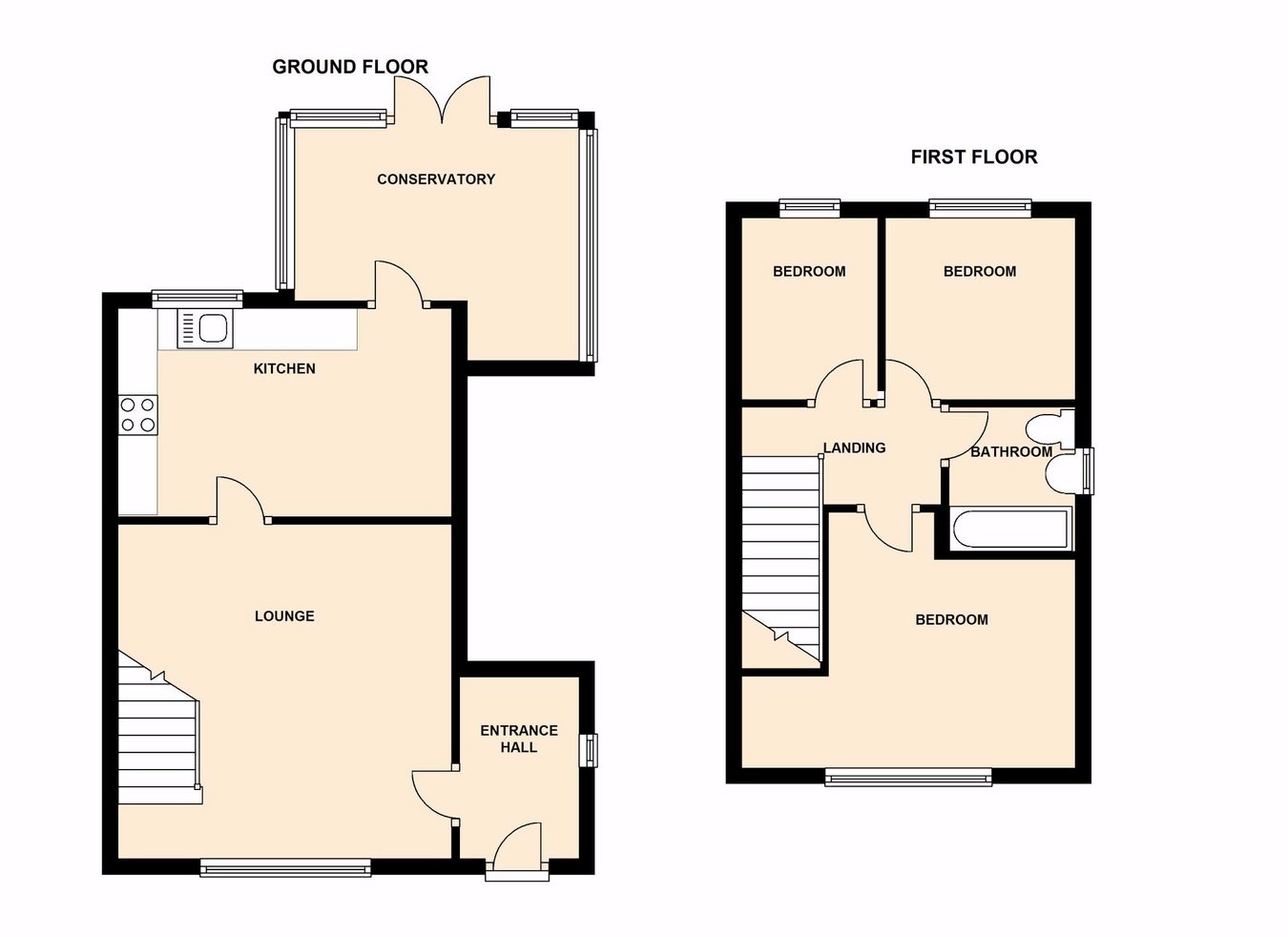 31, Rosewood Gardens, Wolverhampton floorplan