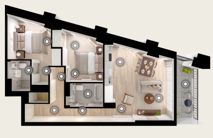 1 Apex Avenue, Apex Avenue, Nine Elms floorplan