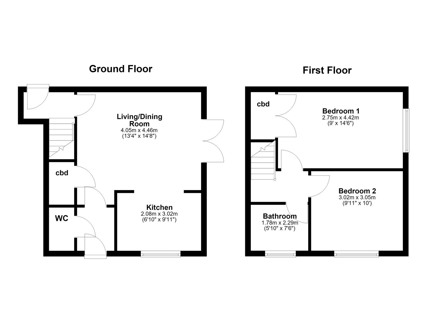 4, Slough Close, Corby floorplan