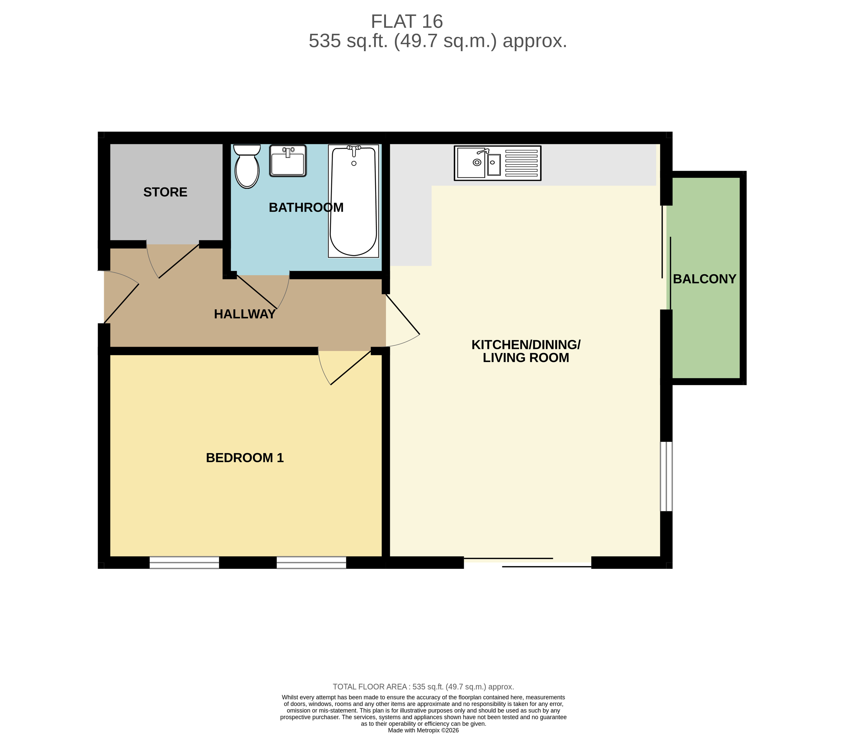 The Goods Yard, Edenbridge floorplan