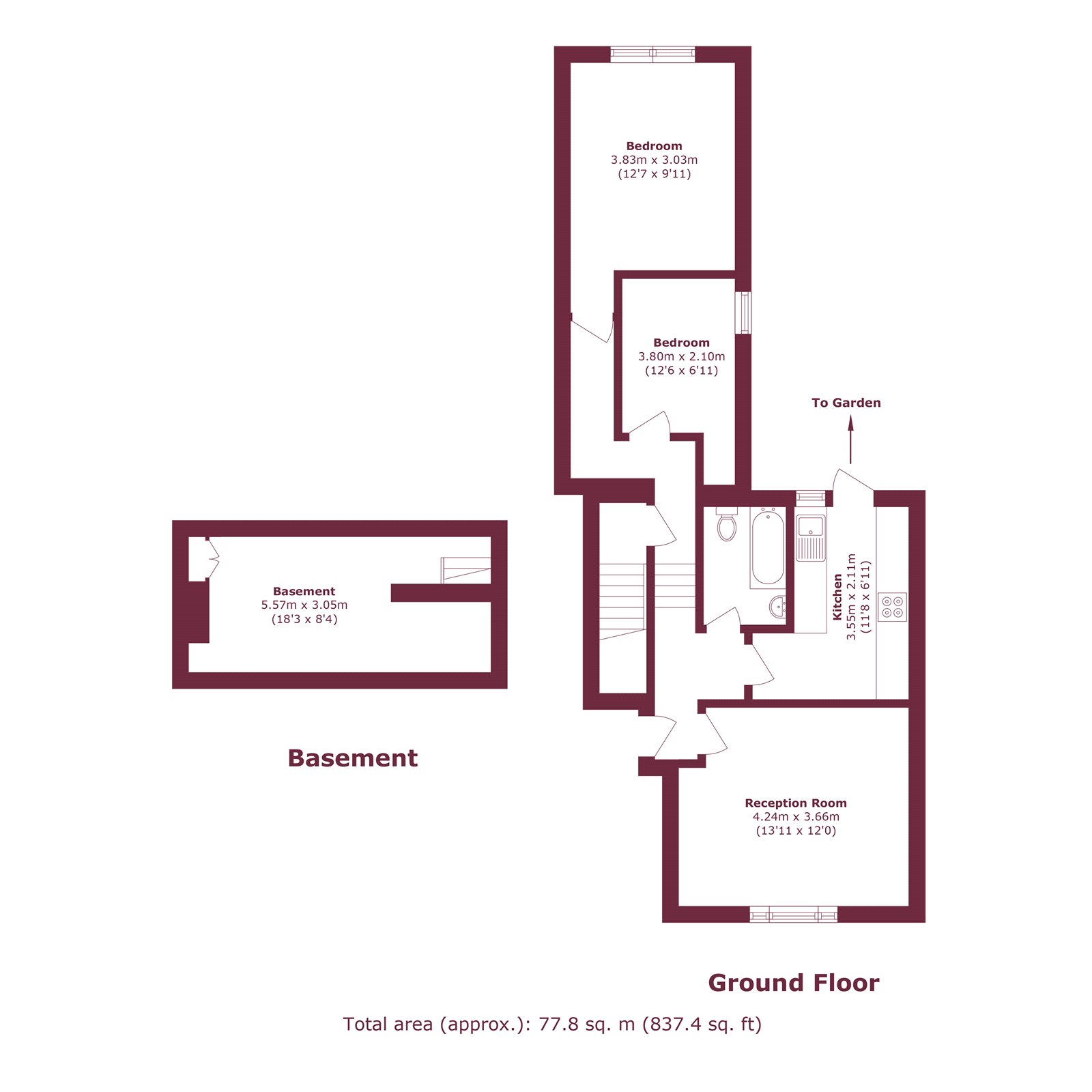 46A, Forest Lane, London floorplan