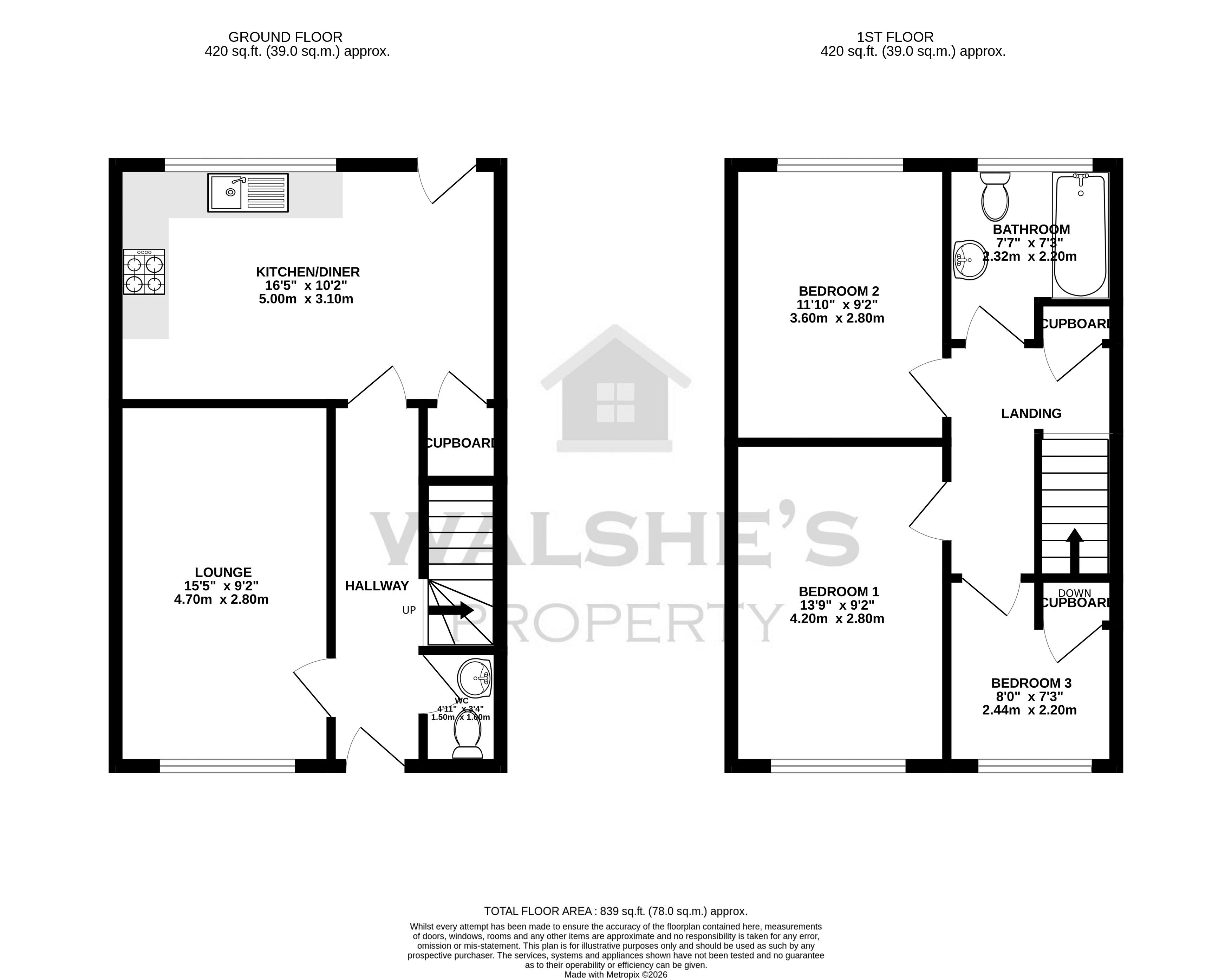 23, Alderton Chase, Gainsborough floorplan