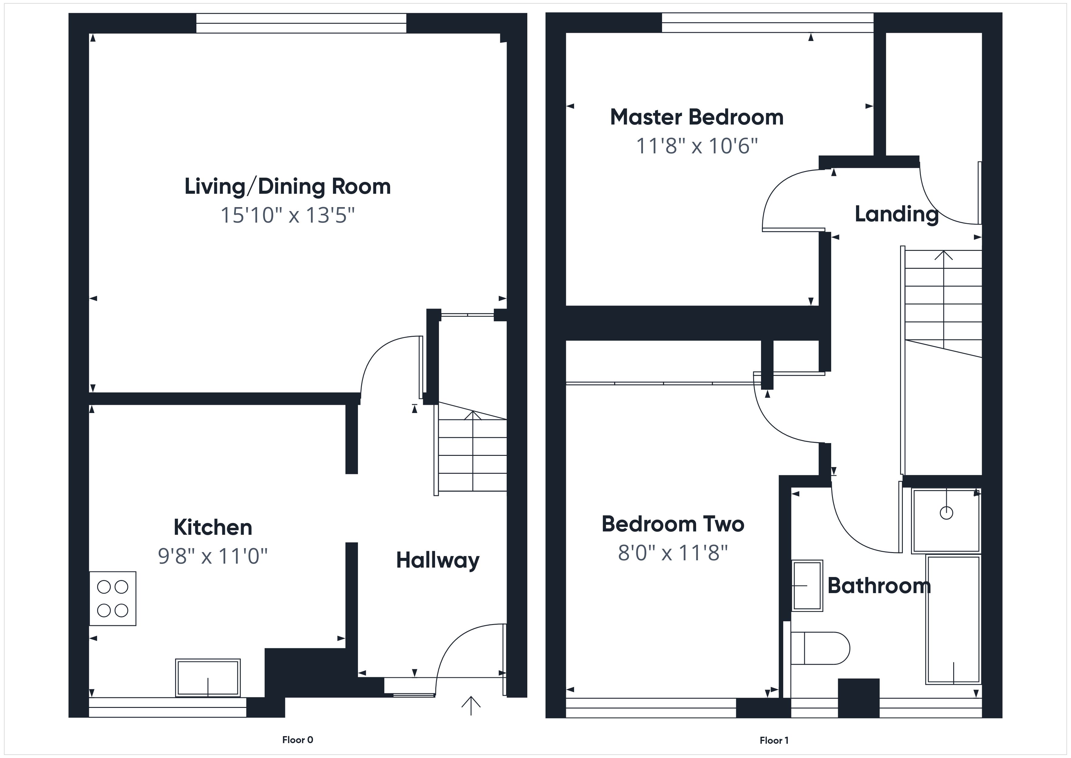 15, Worcester Close, Farnborough floorplan