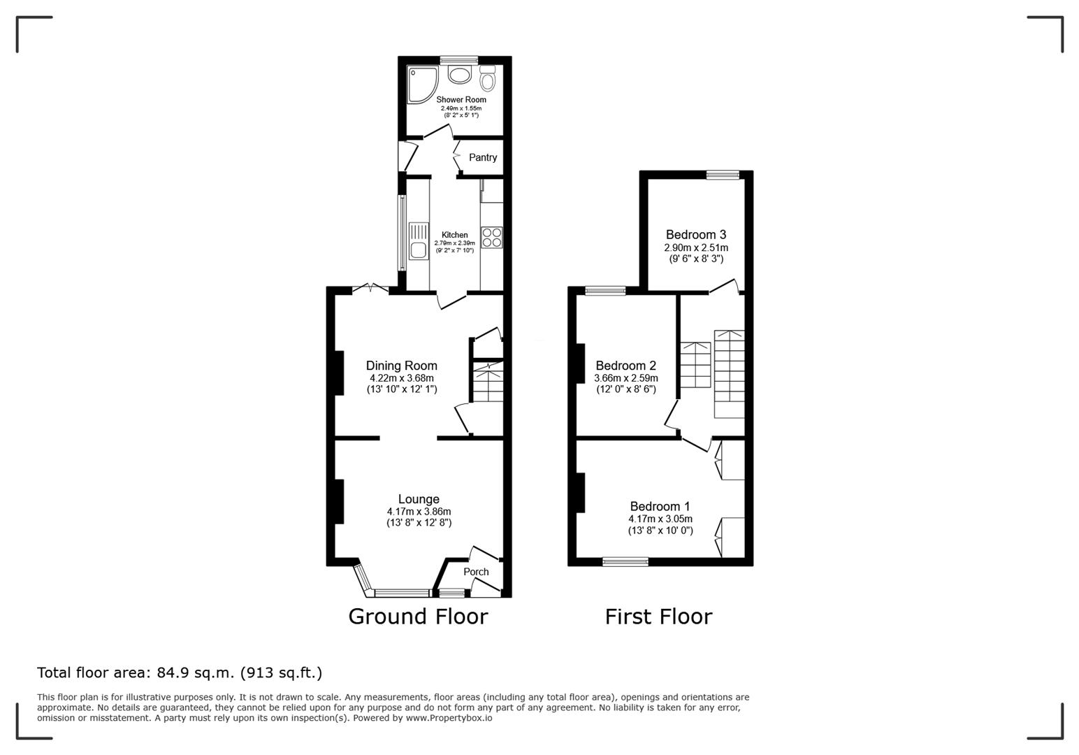 136, Worthing Street, Hull floorplan