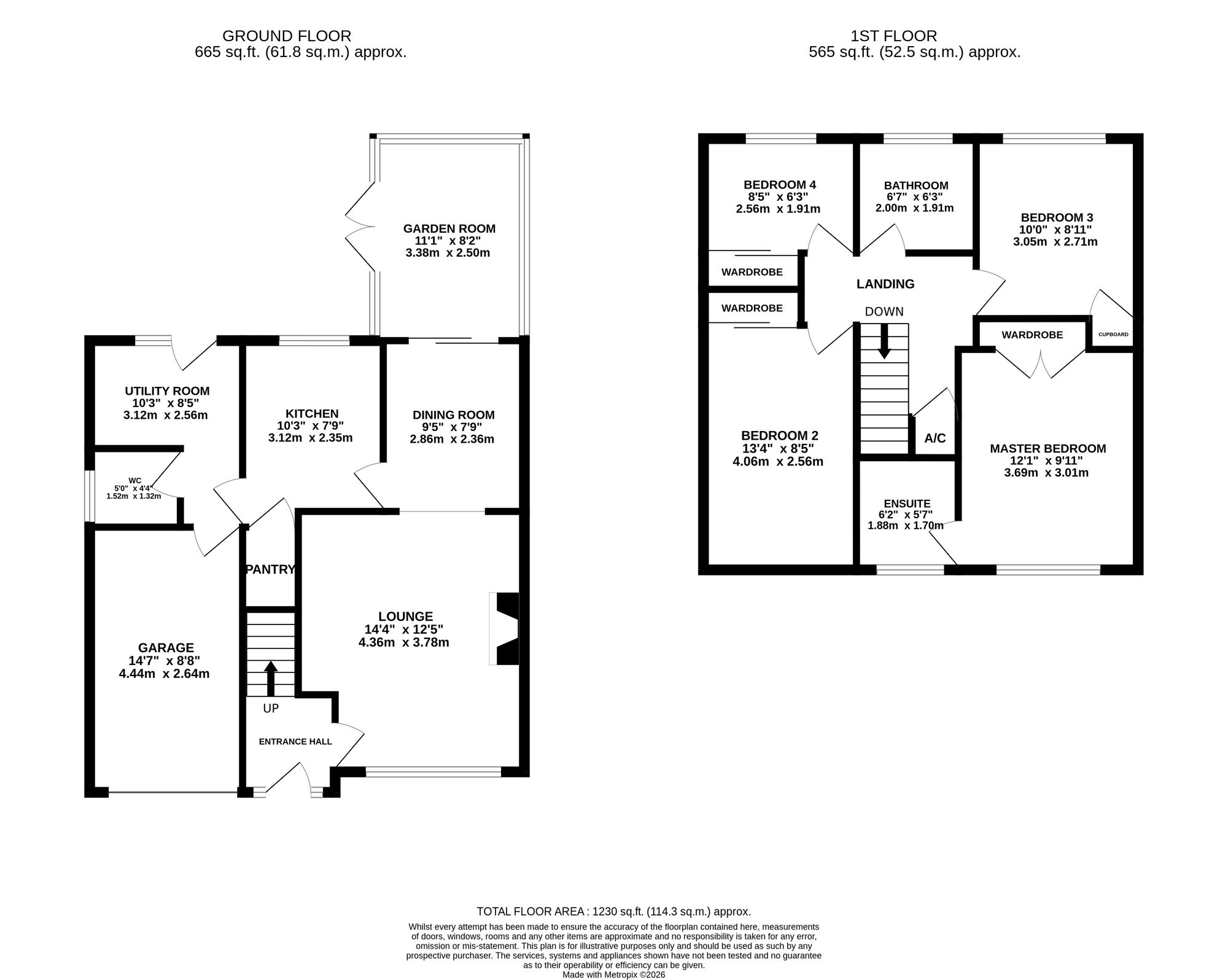 11 Springwell Close, Crewe floorplan