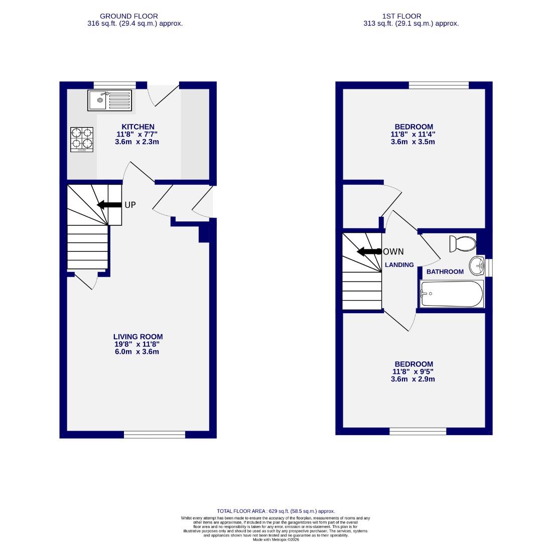 29, Geldof Road, York floorplan
