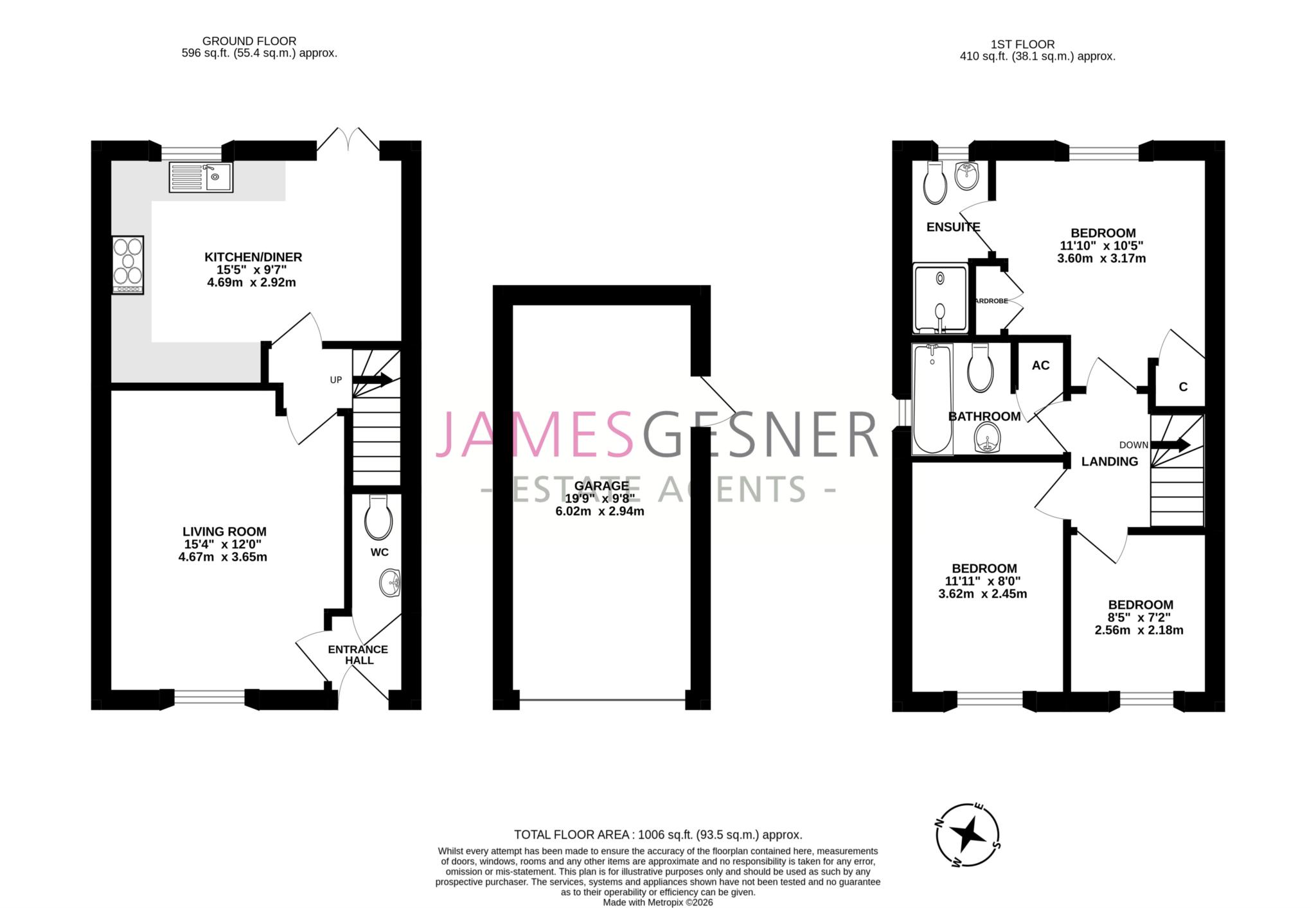 8, Lisa Head Avenue, Didcot floorplan