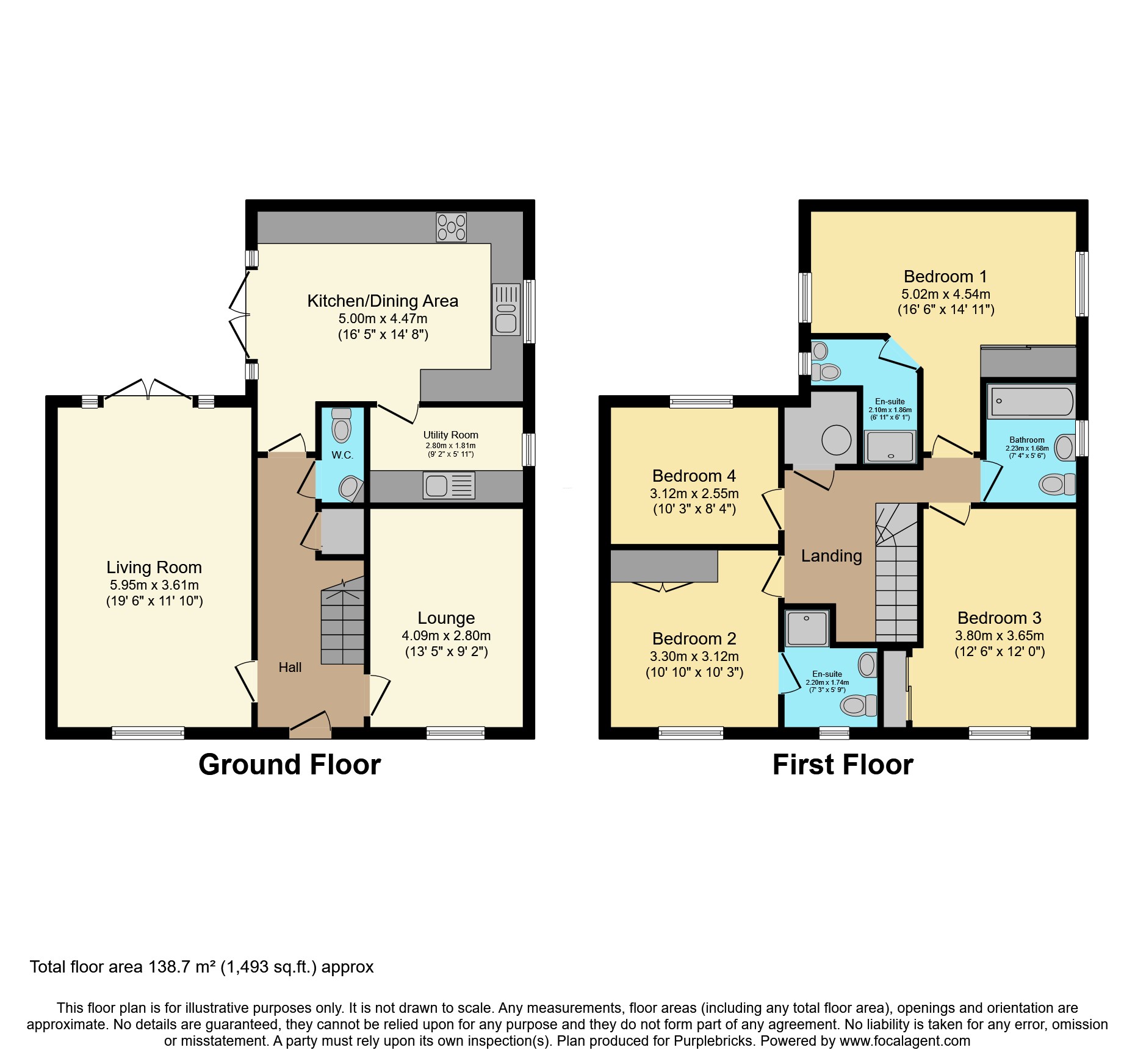 1, Baker Road, Chesterfield floorplan