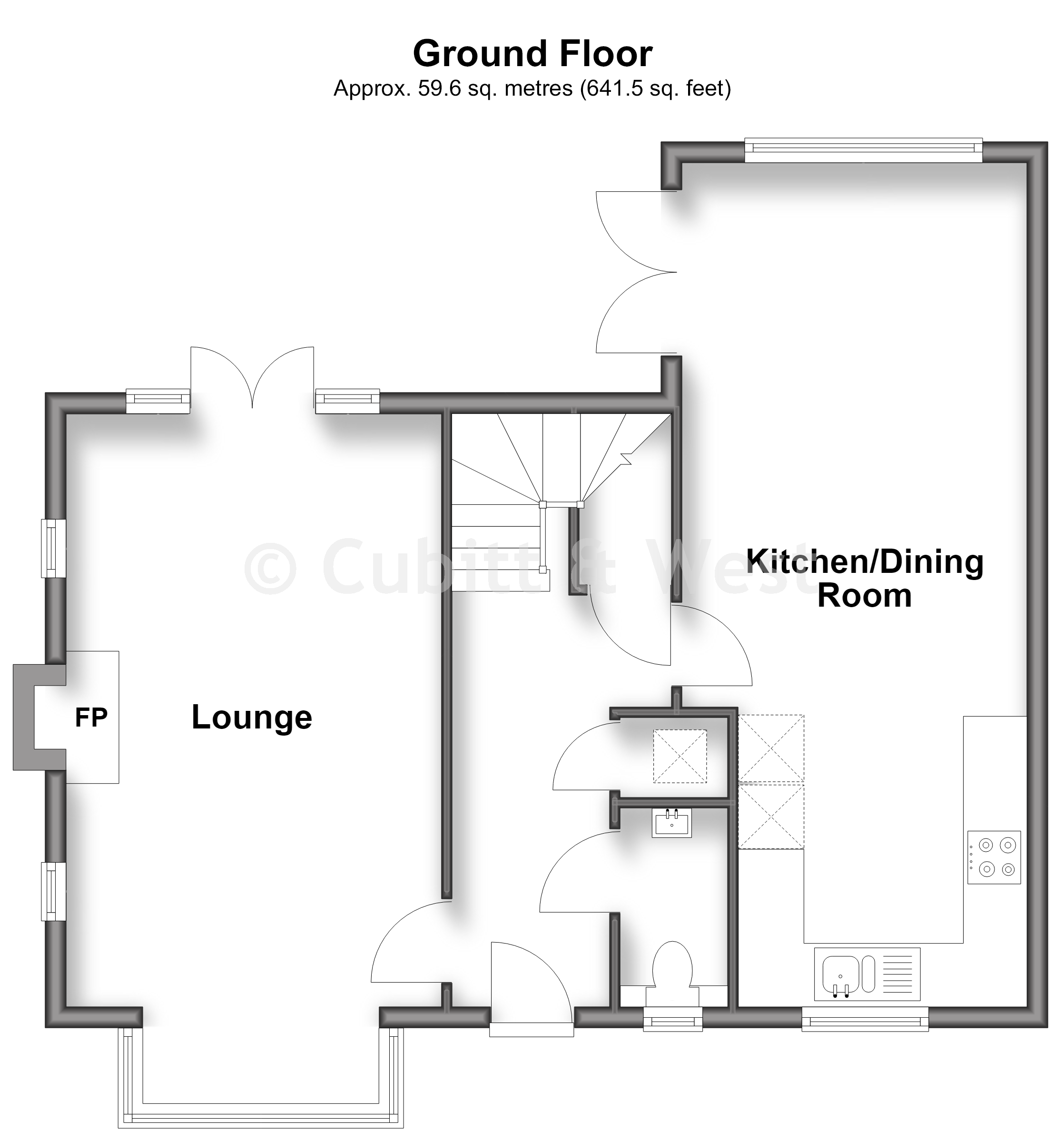 17, Huntley Mews, Horsham floorplan