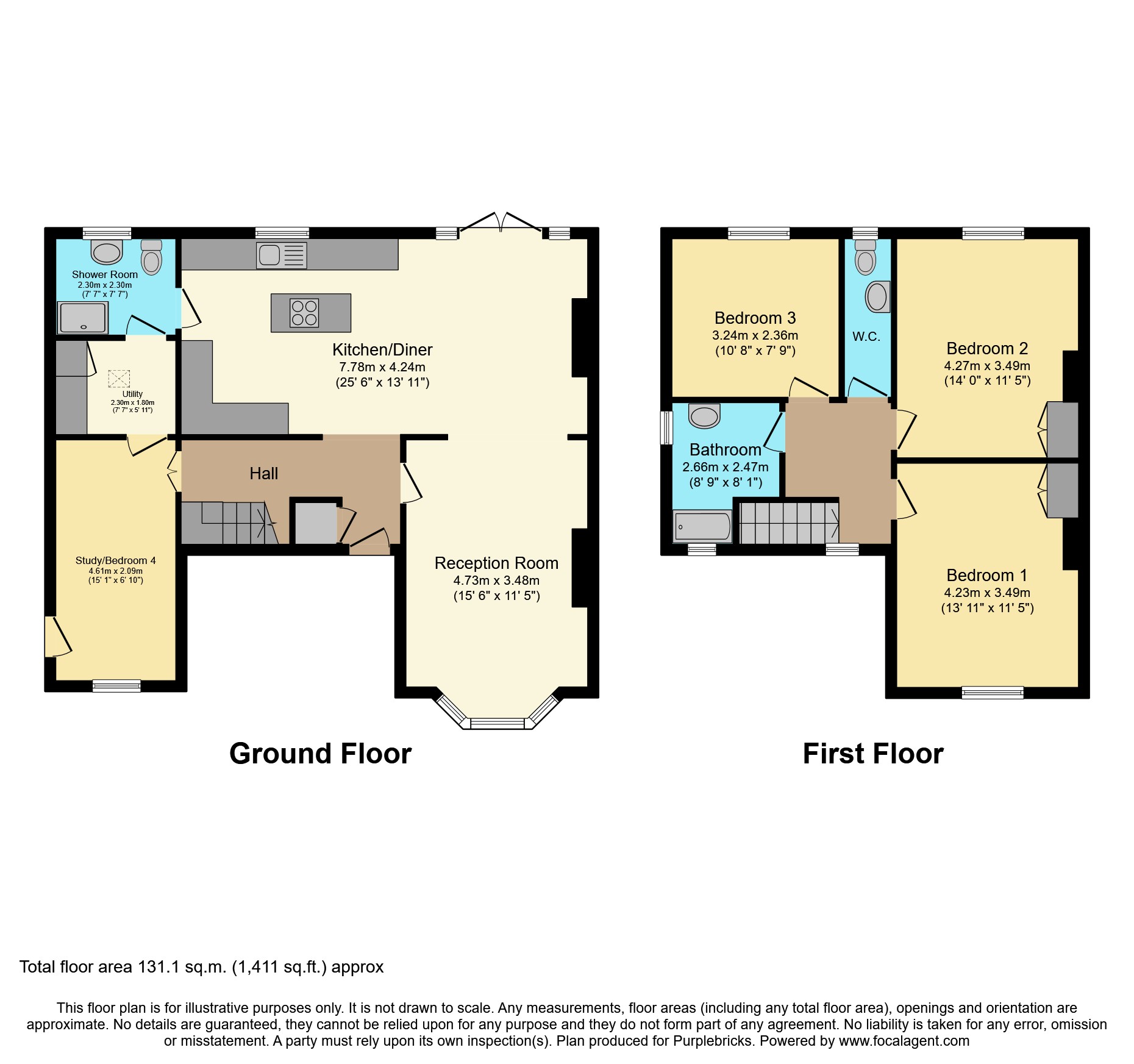 Court Hill, Sanderstead, South Croydon CR2, 4 bedroom semidetached