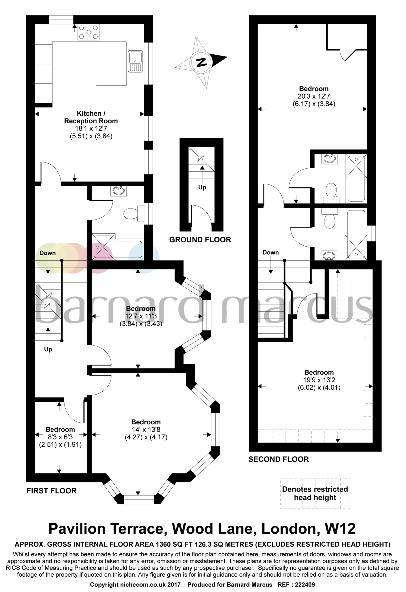 4 Bedrooms Flat for sale in Pavilion Terrace, Wood Lane, London W12