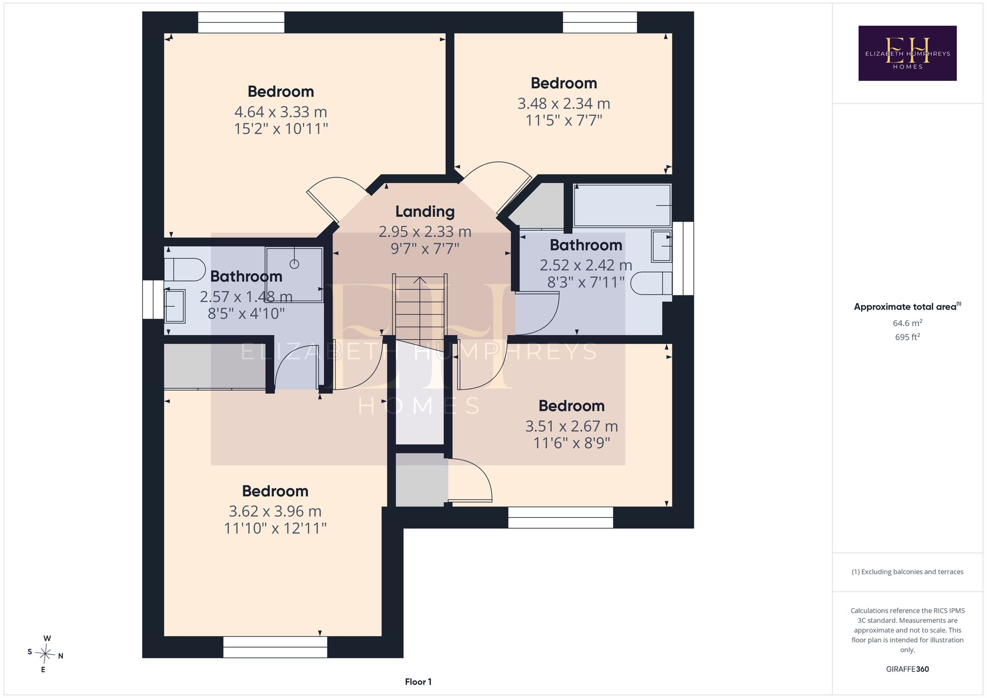 11 Dene Close, Morpeth floorplan