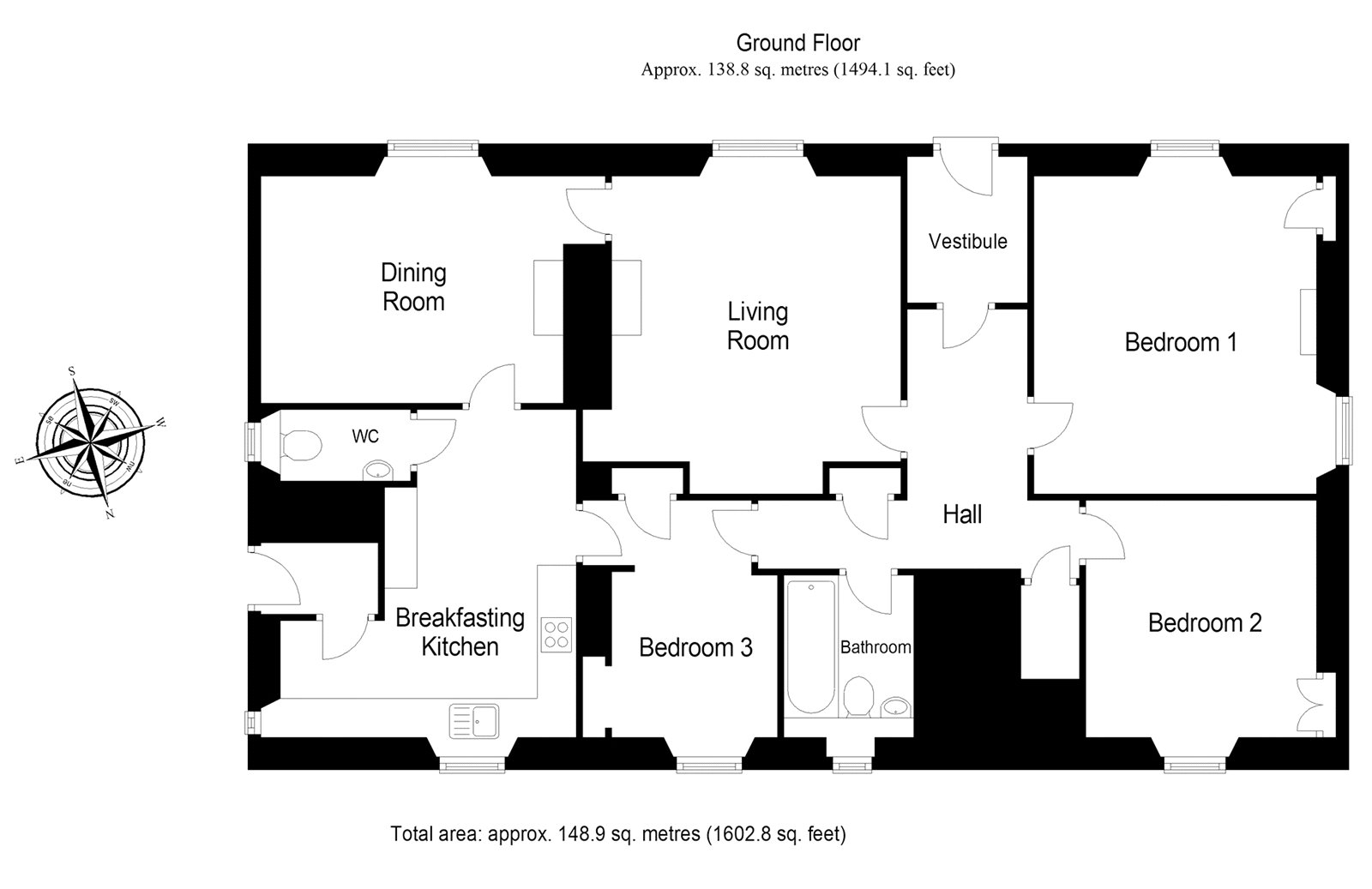 3 Bedrooms Flat for sale in Aboukir, Well Road, Bridge Of Allan FK9