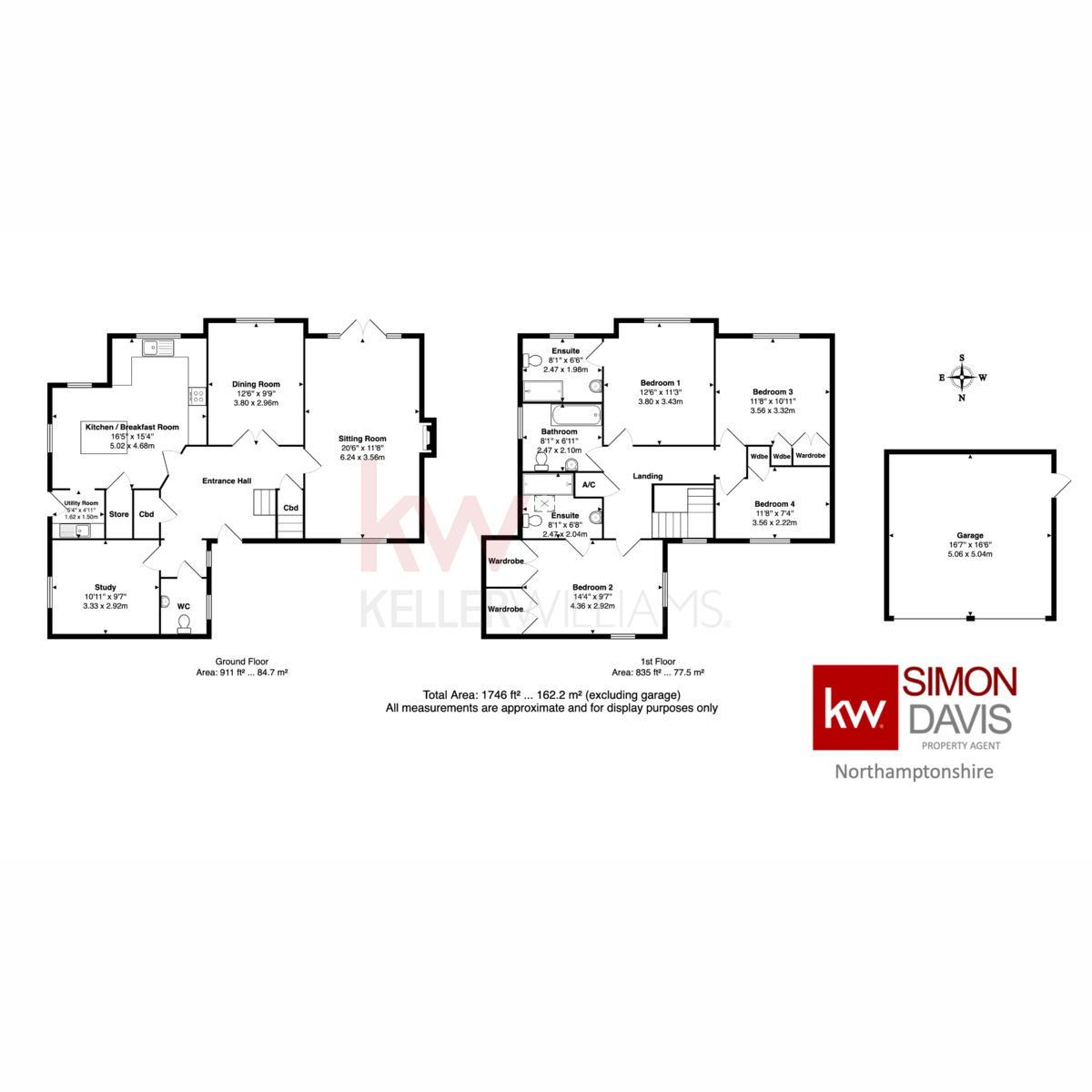 15,, Acre Close,, Daventry, floorplan