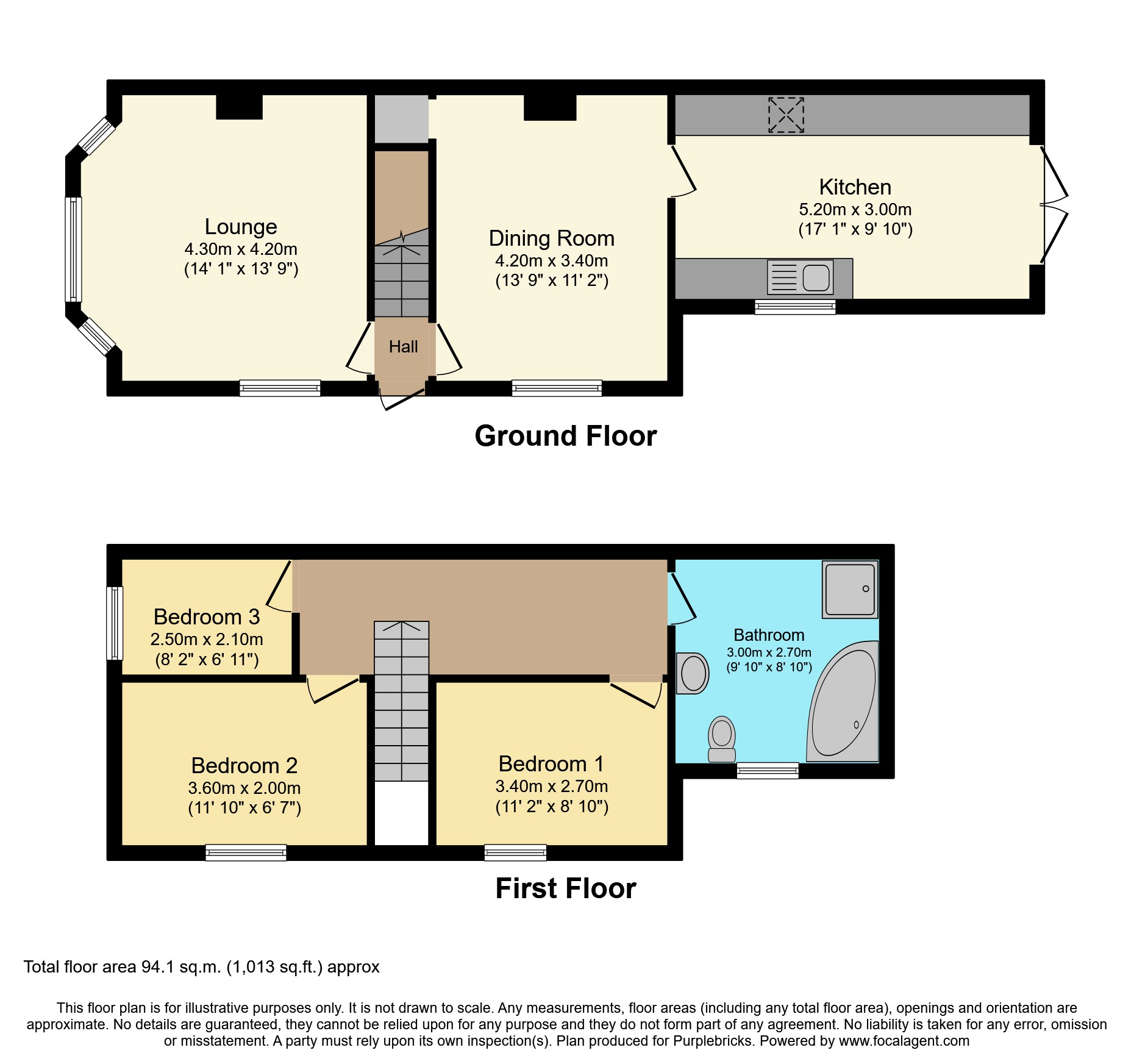Lichfield Road, Great Yarmouth NR31, 3 bedroom end terrace house for