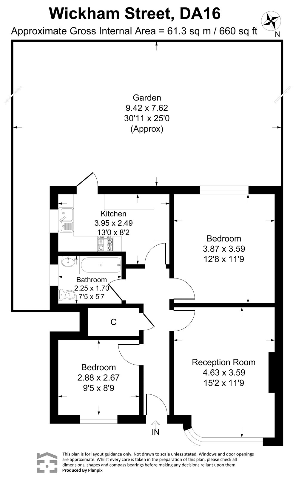 137, Wickham Street, Kent floorplan