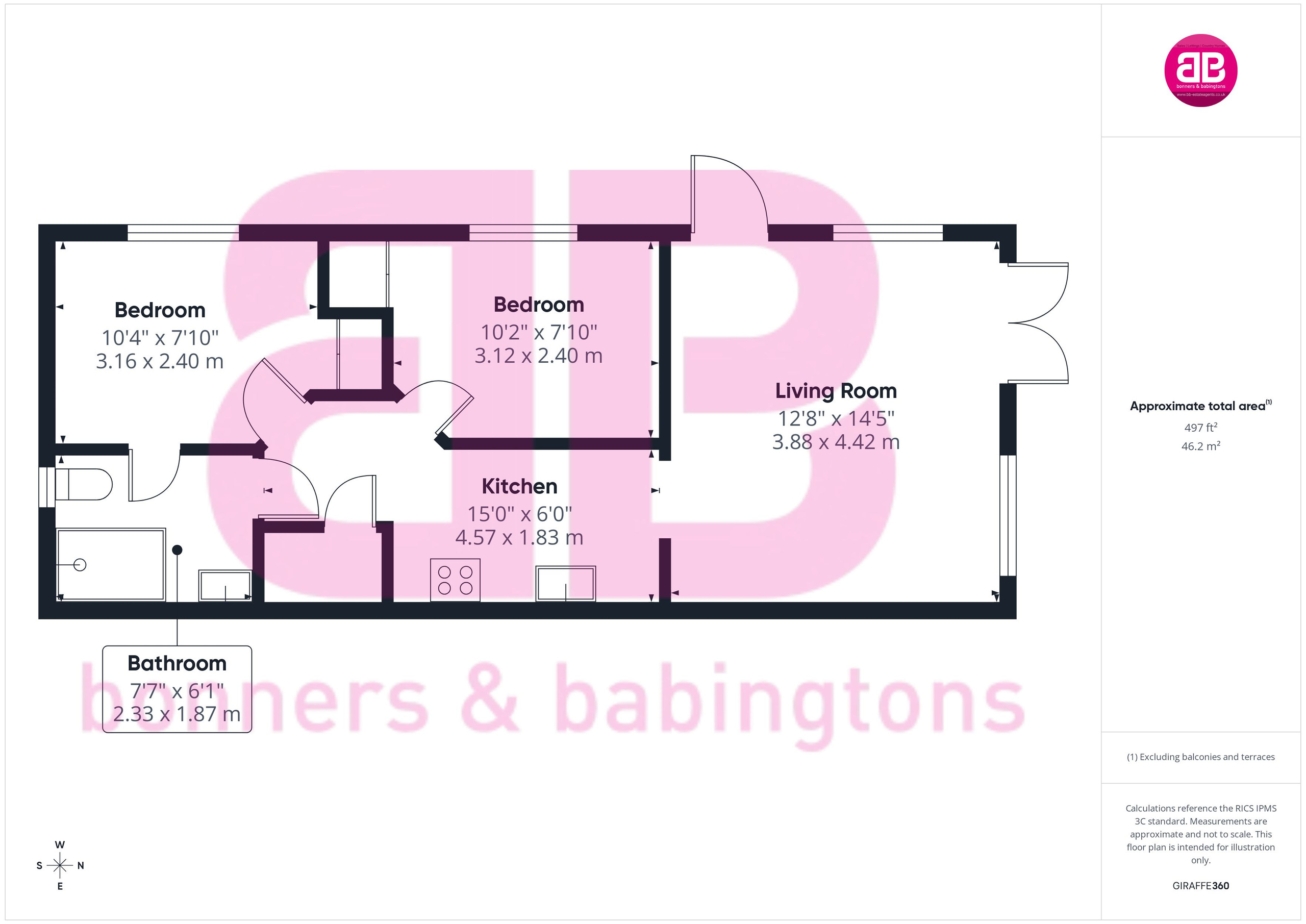 9 The Walled Garden, Marlow floorplan