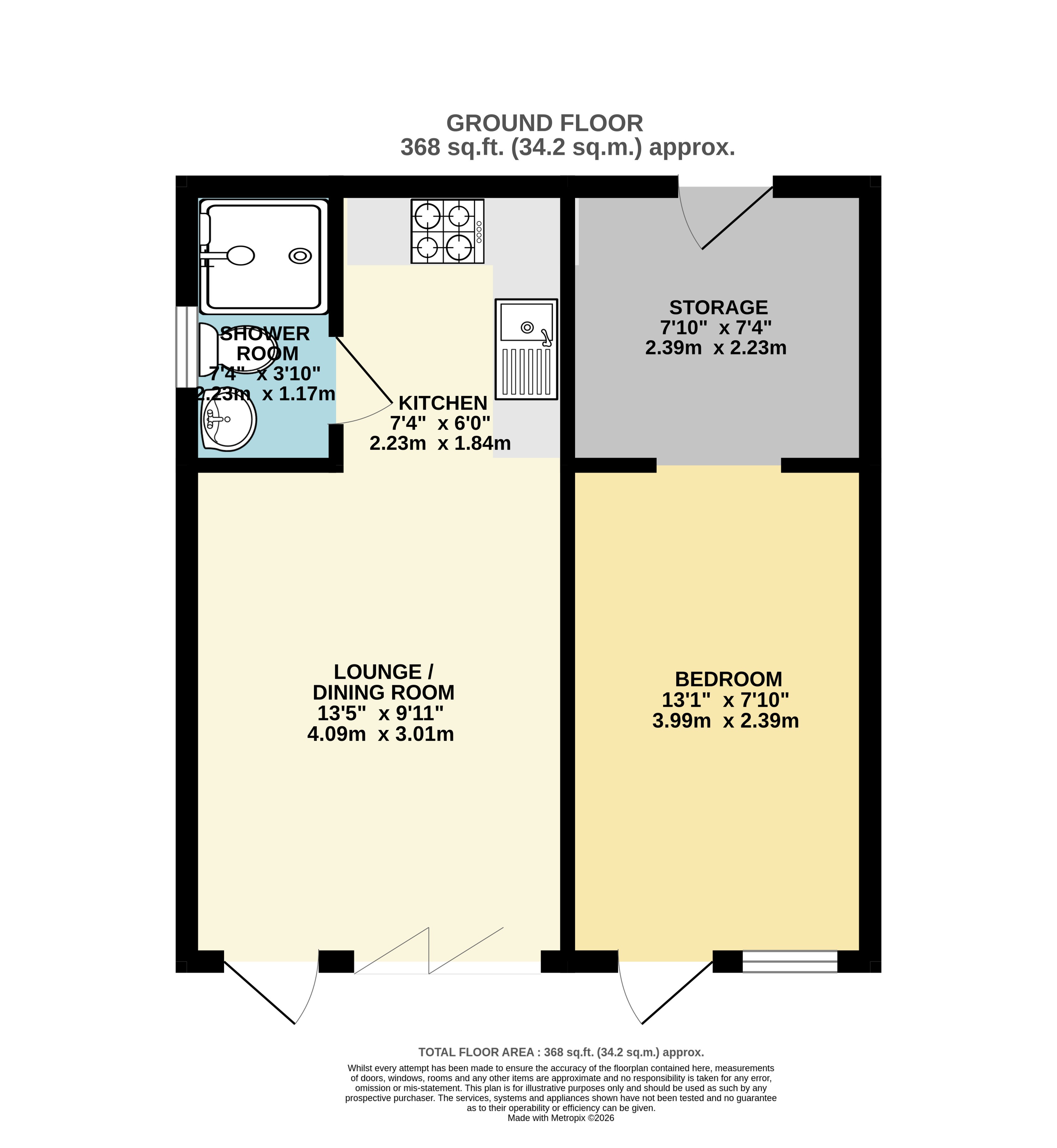 Ash Grove, Palmers Green   floorplan