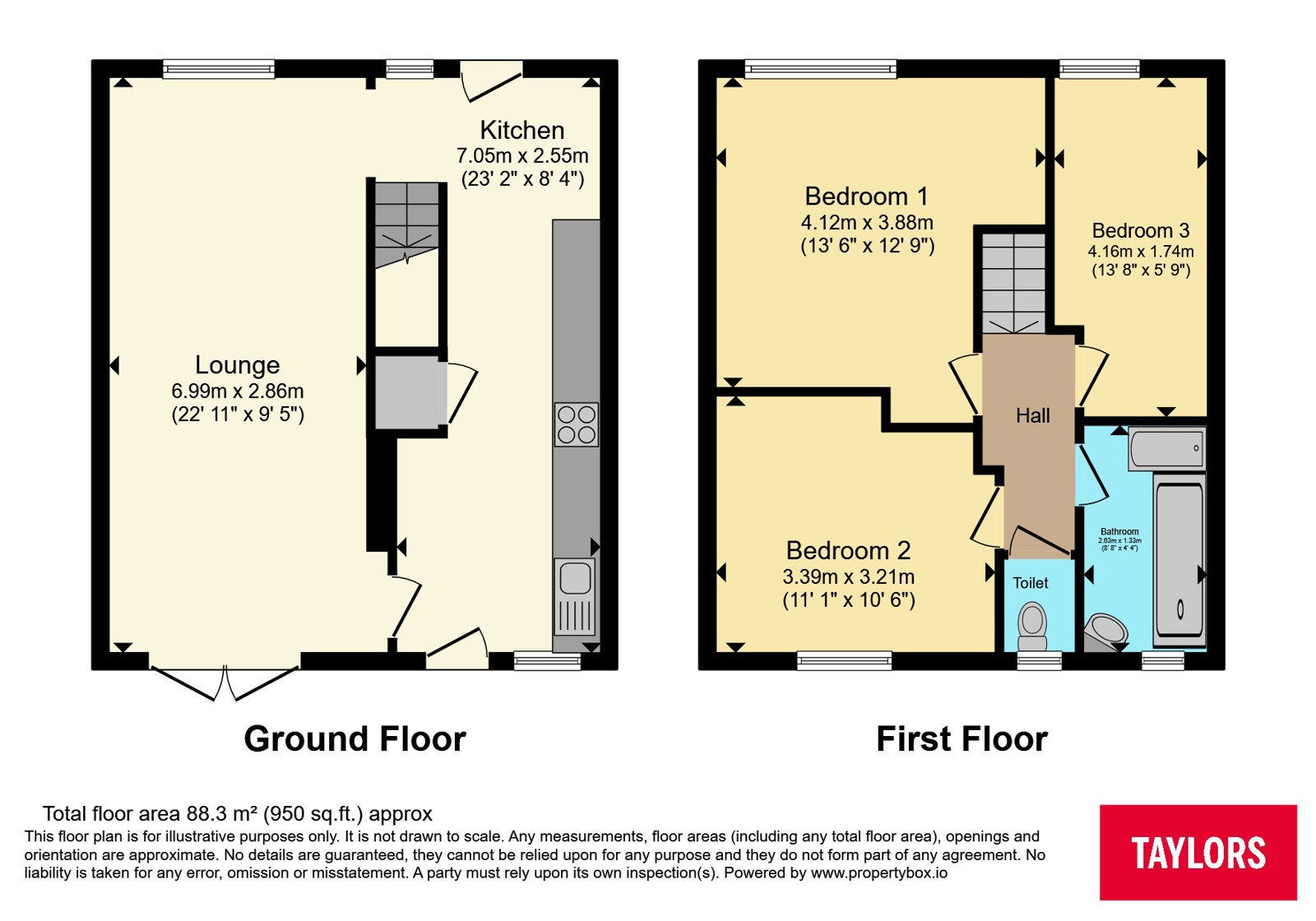 8, Yeo Close, Newport floorplan