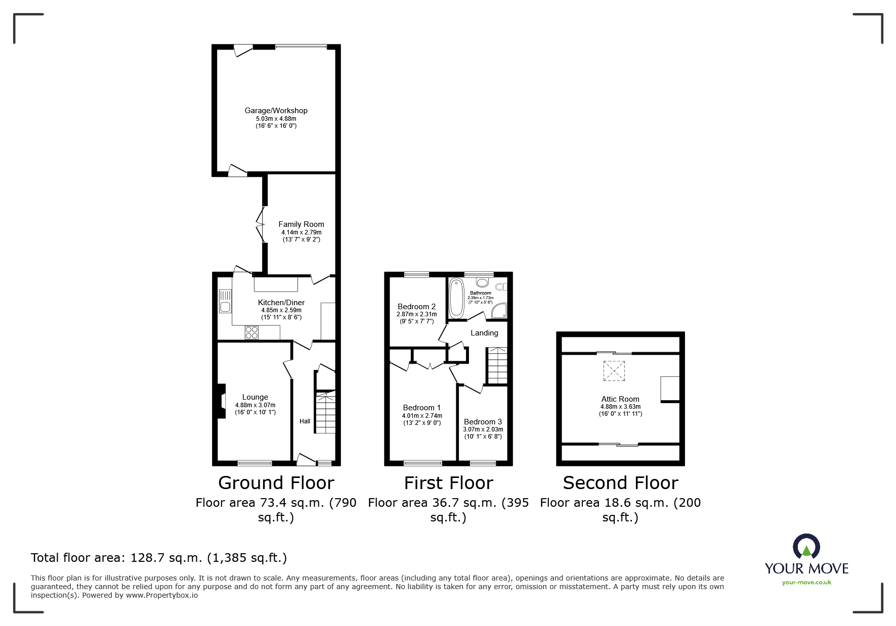 11, Churchill Road, Devon floorplan