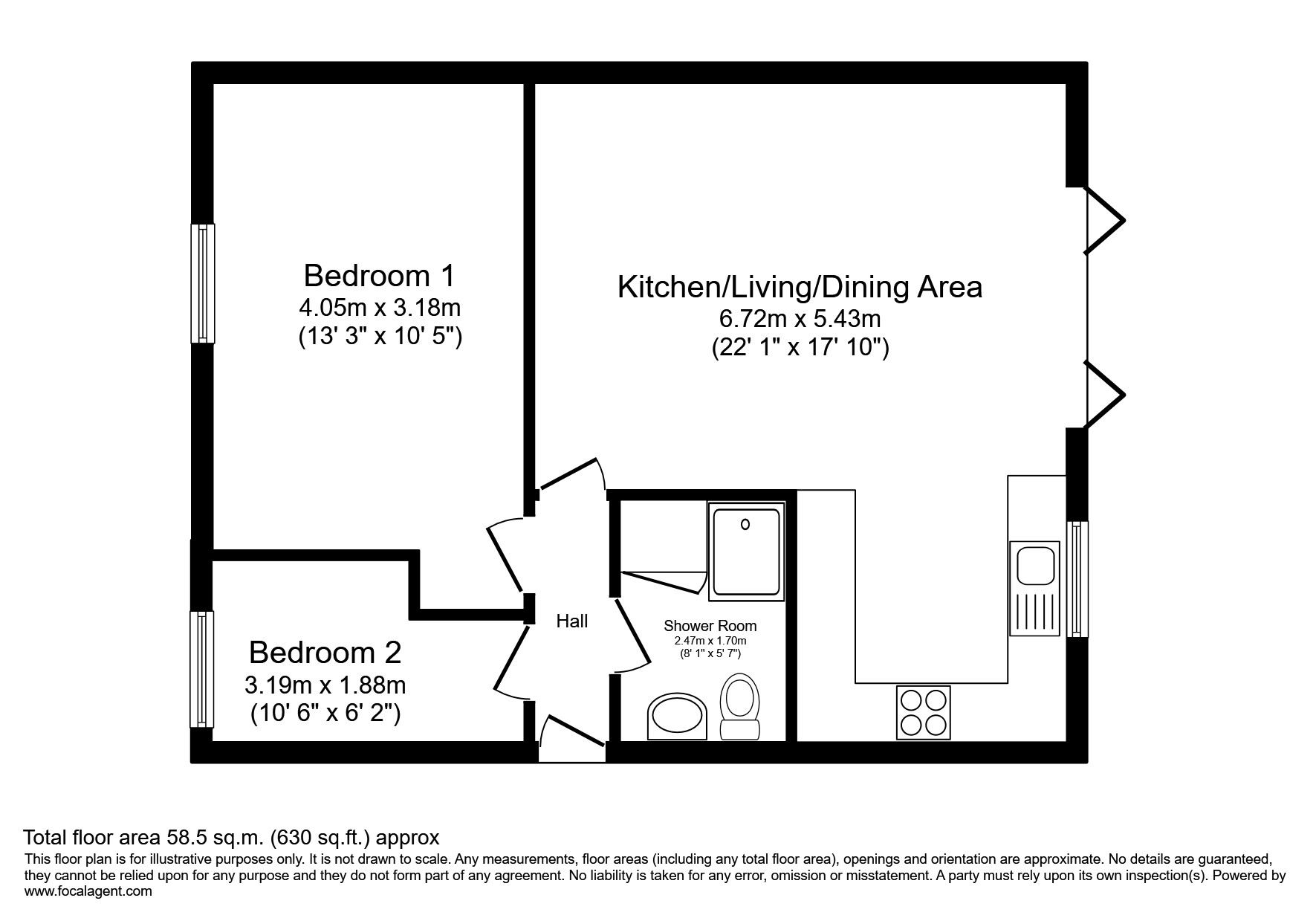 26, Treelands Drive, Gloucestershire floorplan