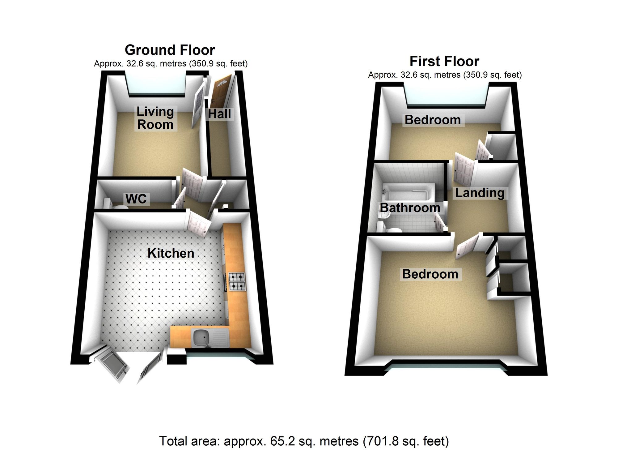 6 Constantine Close, Market Rasen floorplan