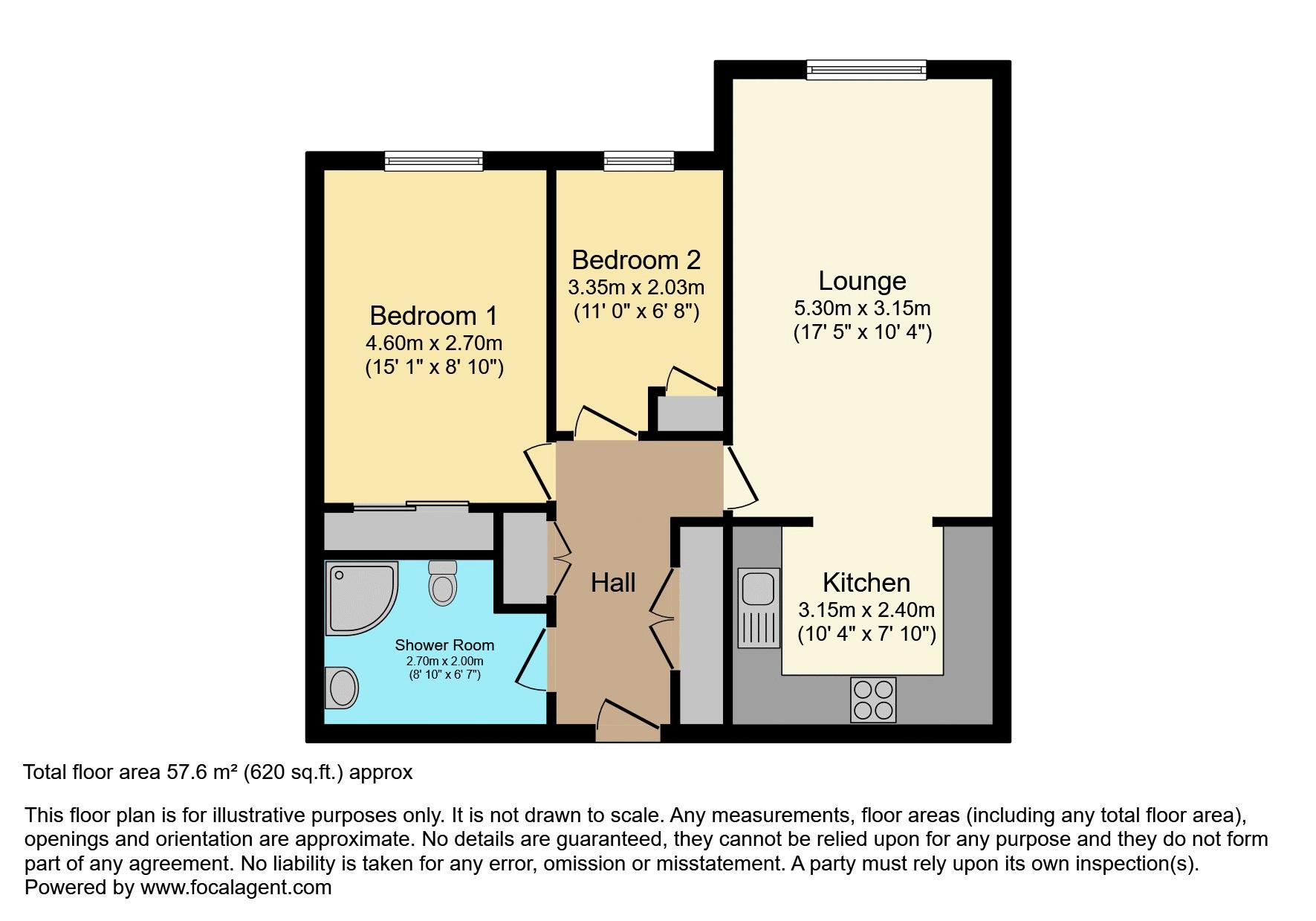 2 bed property for sale in Marlborough Court, Didcot OX11 68237069