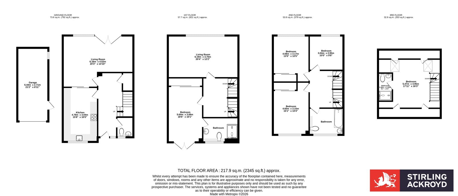 14, Queensmead, London floorplan