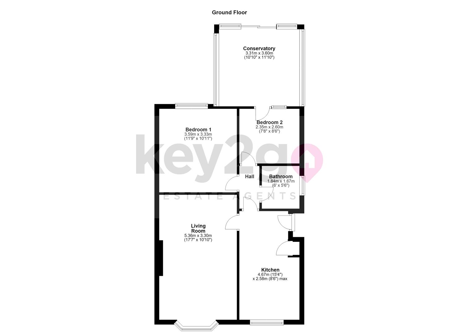 15, Broomhill Close, Sheffield floorplan