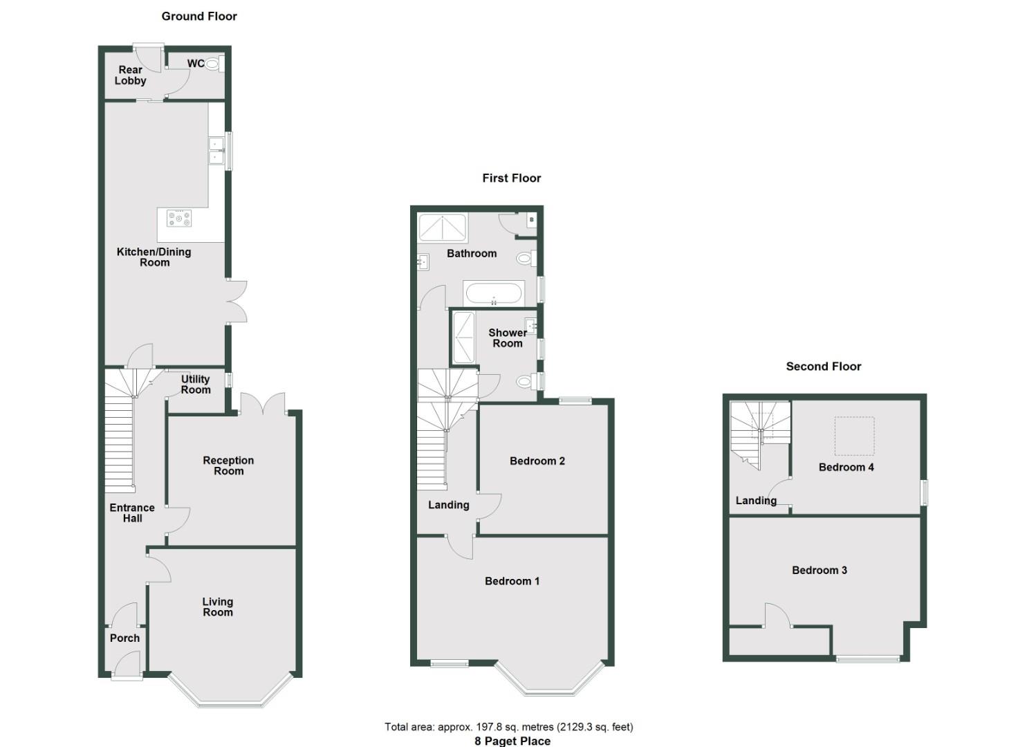 8, Paget Place, Penarth floorplan