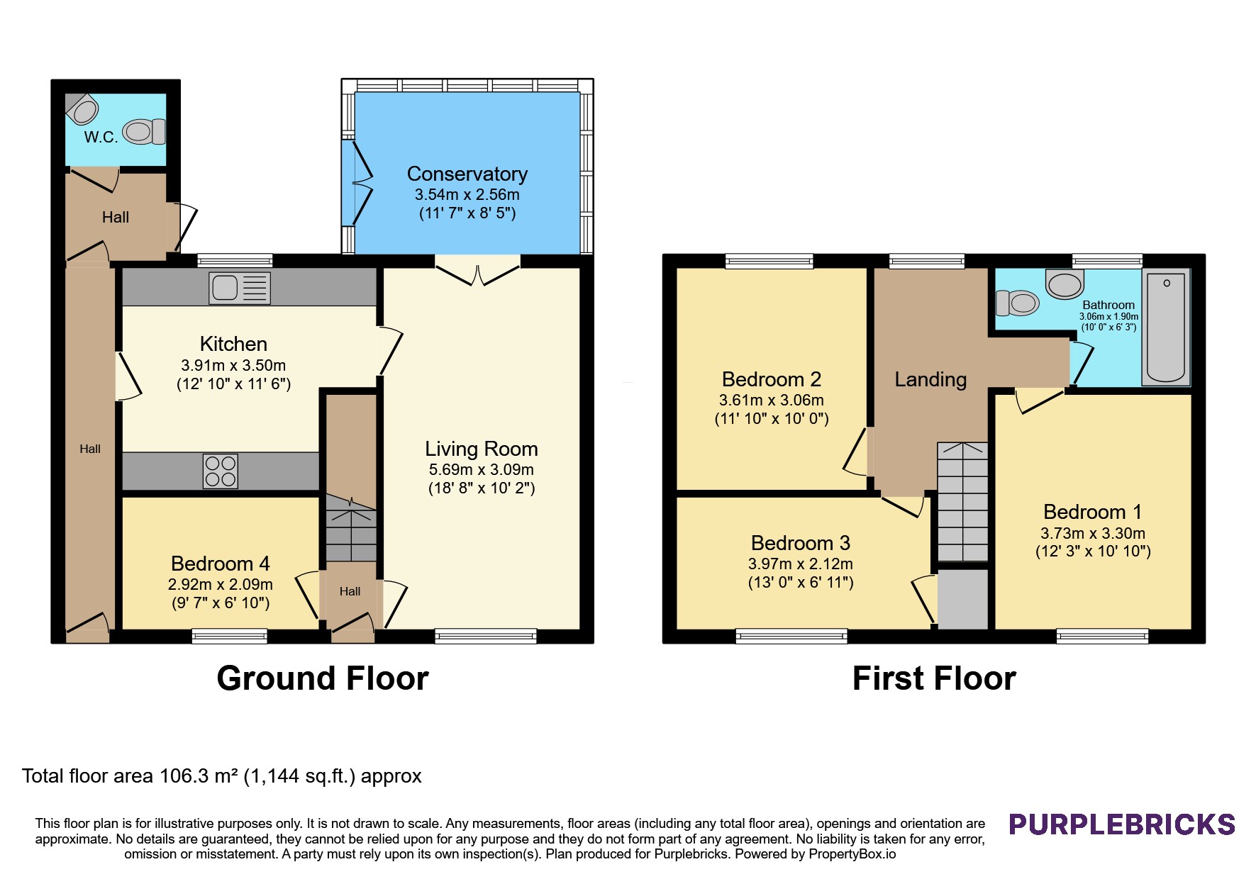 52, Halsall Drive, Sheffield floorplan