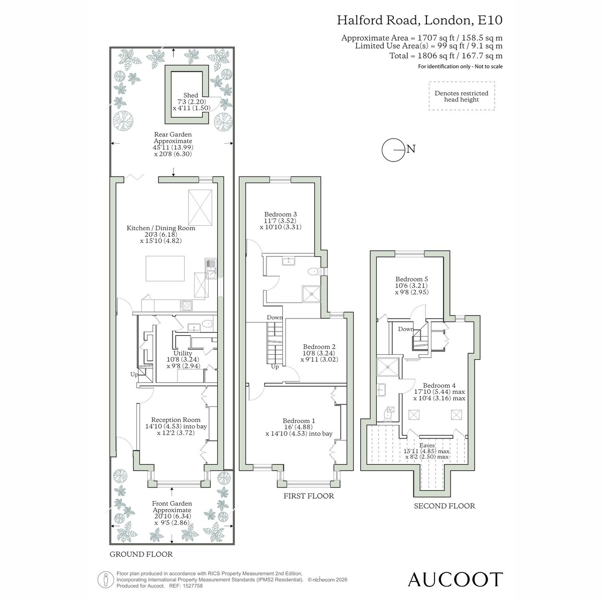1, Halford Road, London floorplan