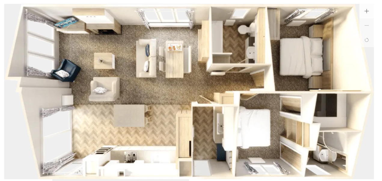 55, Cressfield Caravan Park, Dumfries & Galloway floorplan