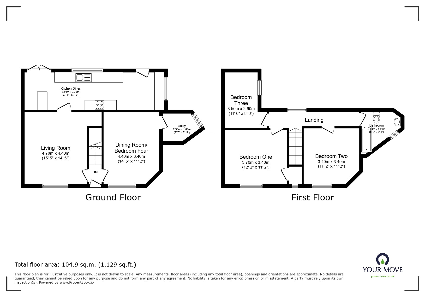 2, Wesley Street, Manchester floorplan