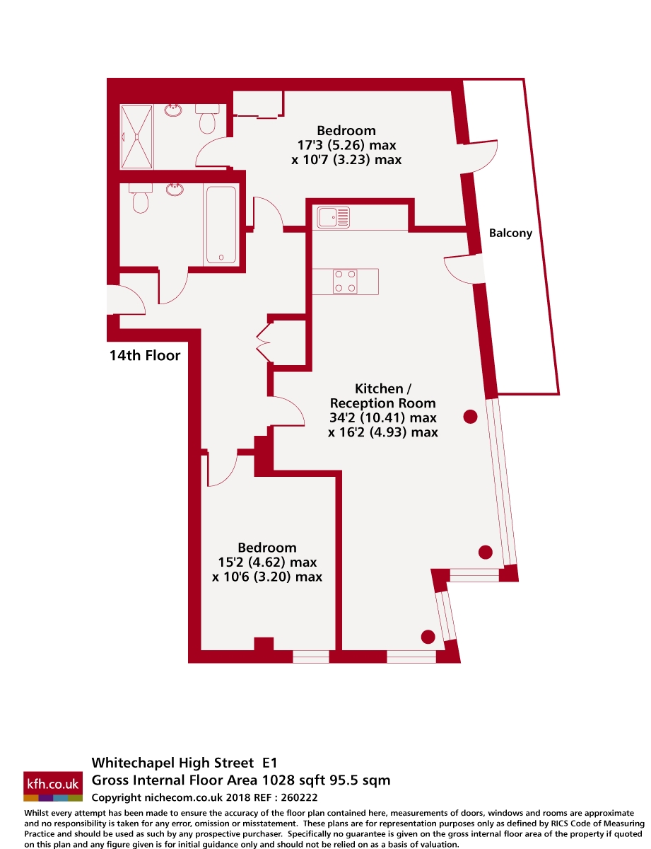 Whitechapel High Street, London floorplan