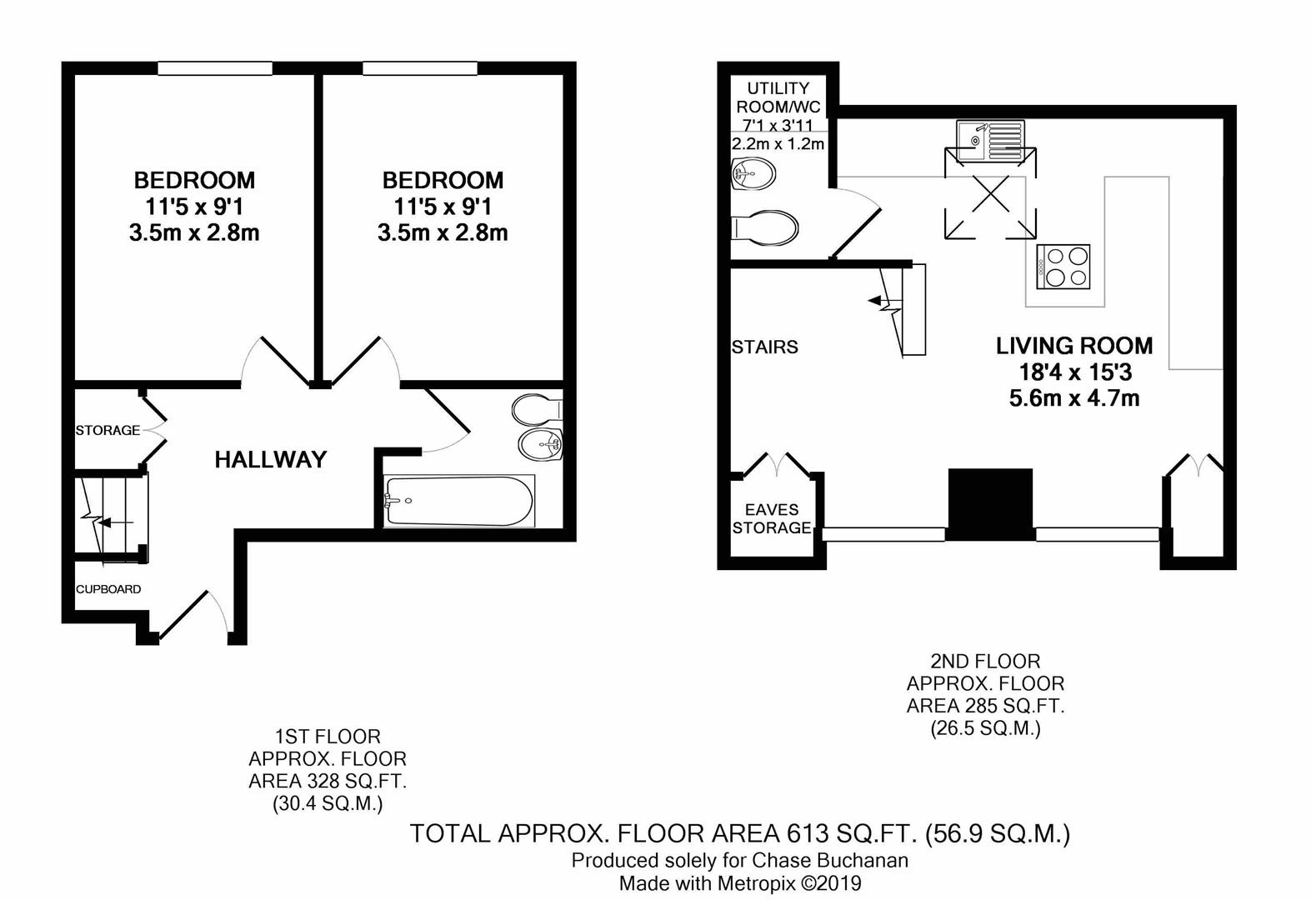 2 Bedrooms Flat for sale in High Street, Hampton Hill, Hampton TW12