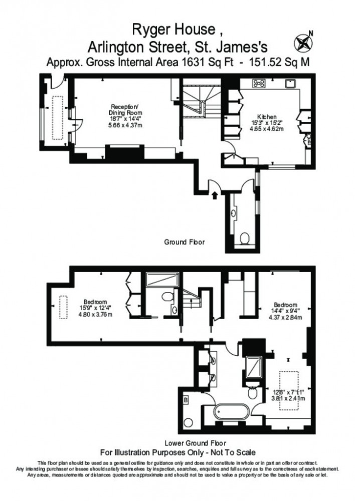 2 Bedrooms Flat to rent in Arlington Street, St James SW1A