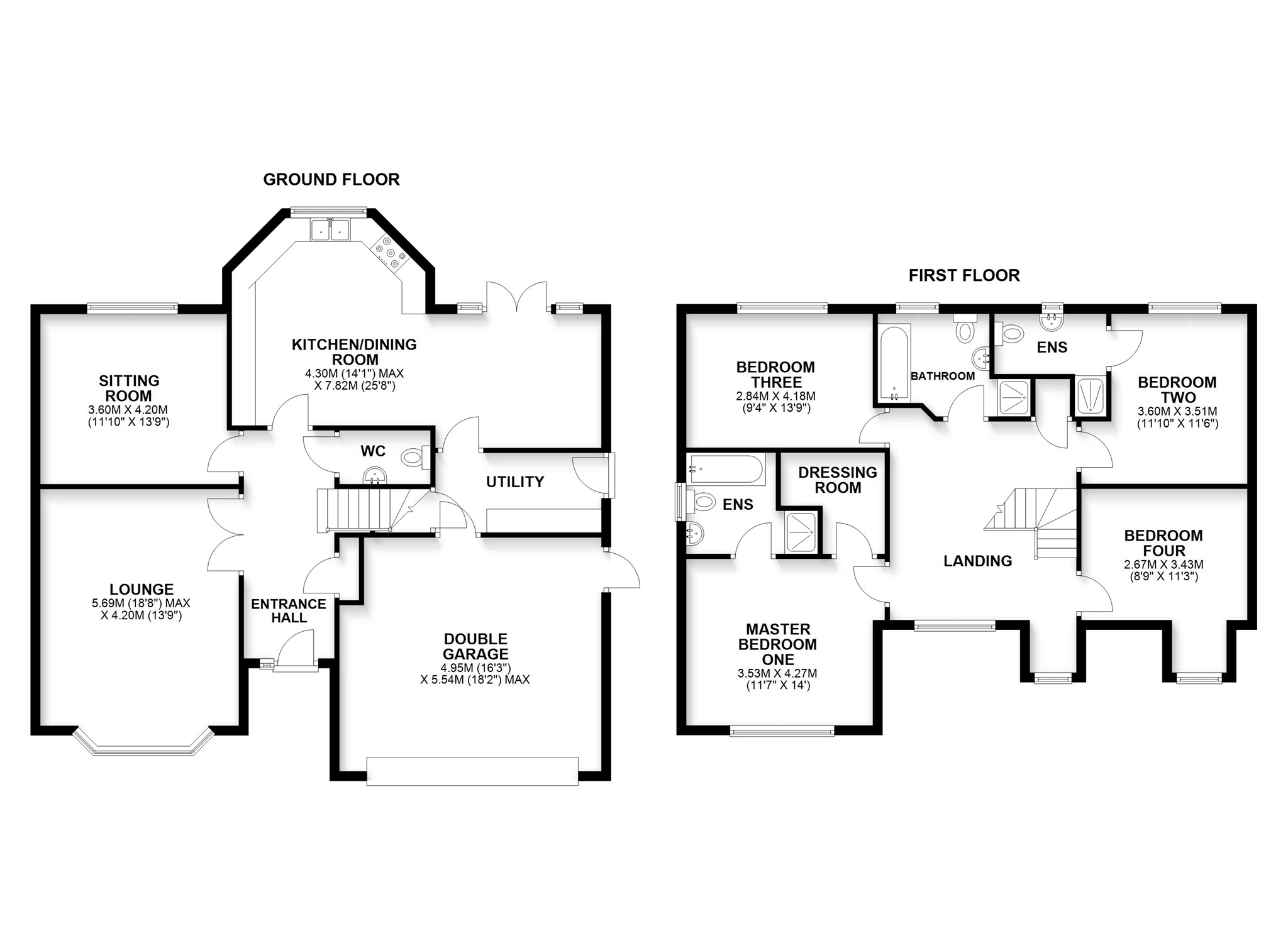 4, Pilgrim Close, Cardiff floorplan