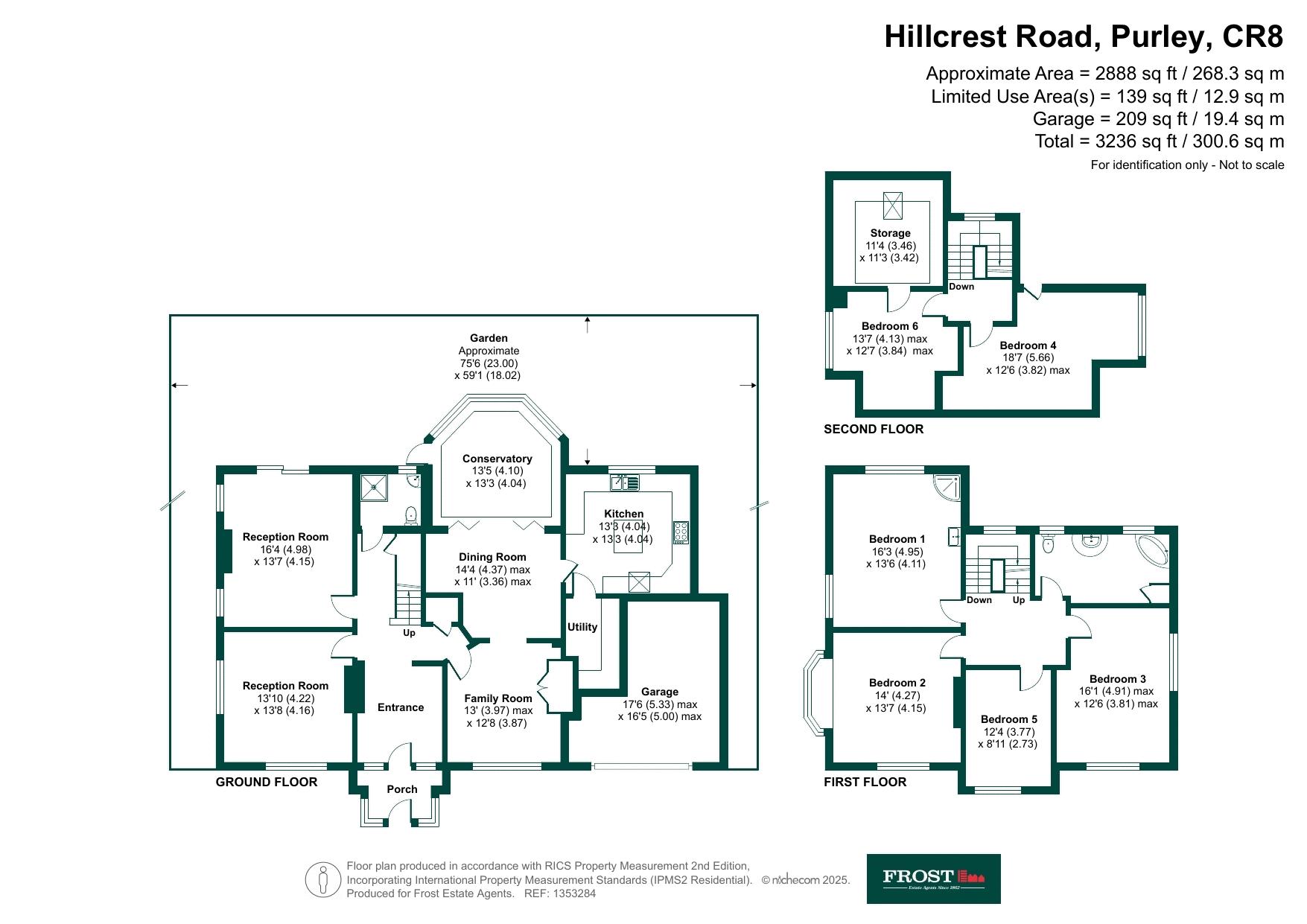 53, Hillcrest Road, Purley floorplan