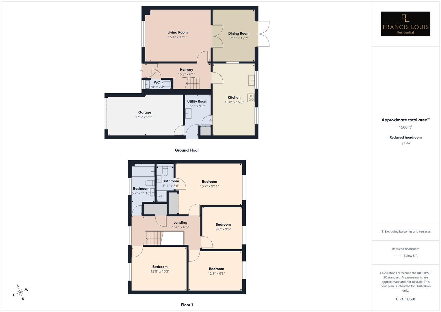 3, Barnshill Close, Crediton floorplan