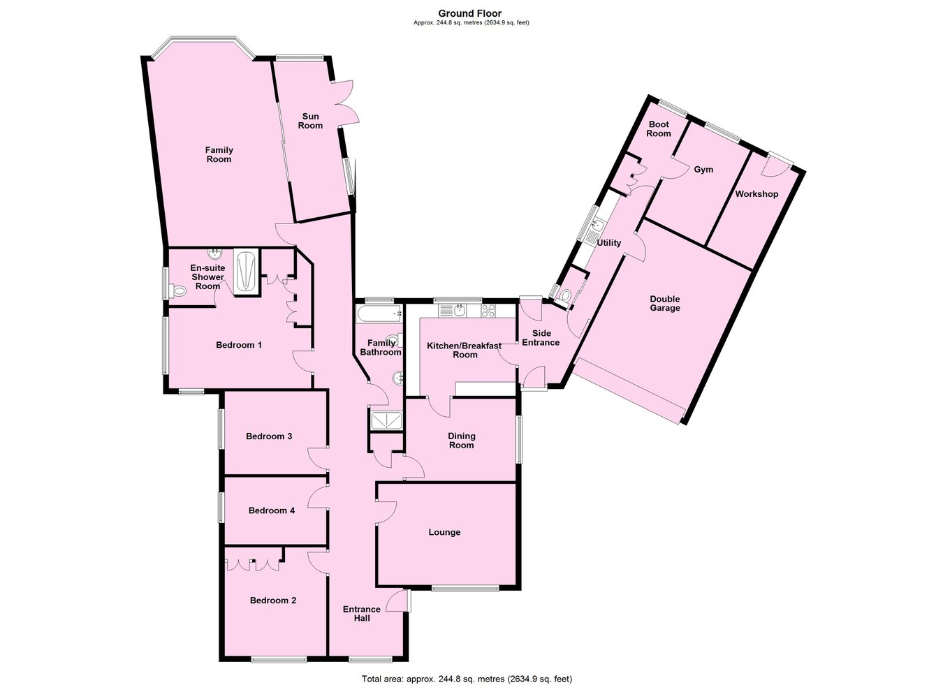 8, Browns Close, Leicester floorplan