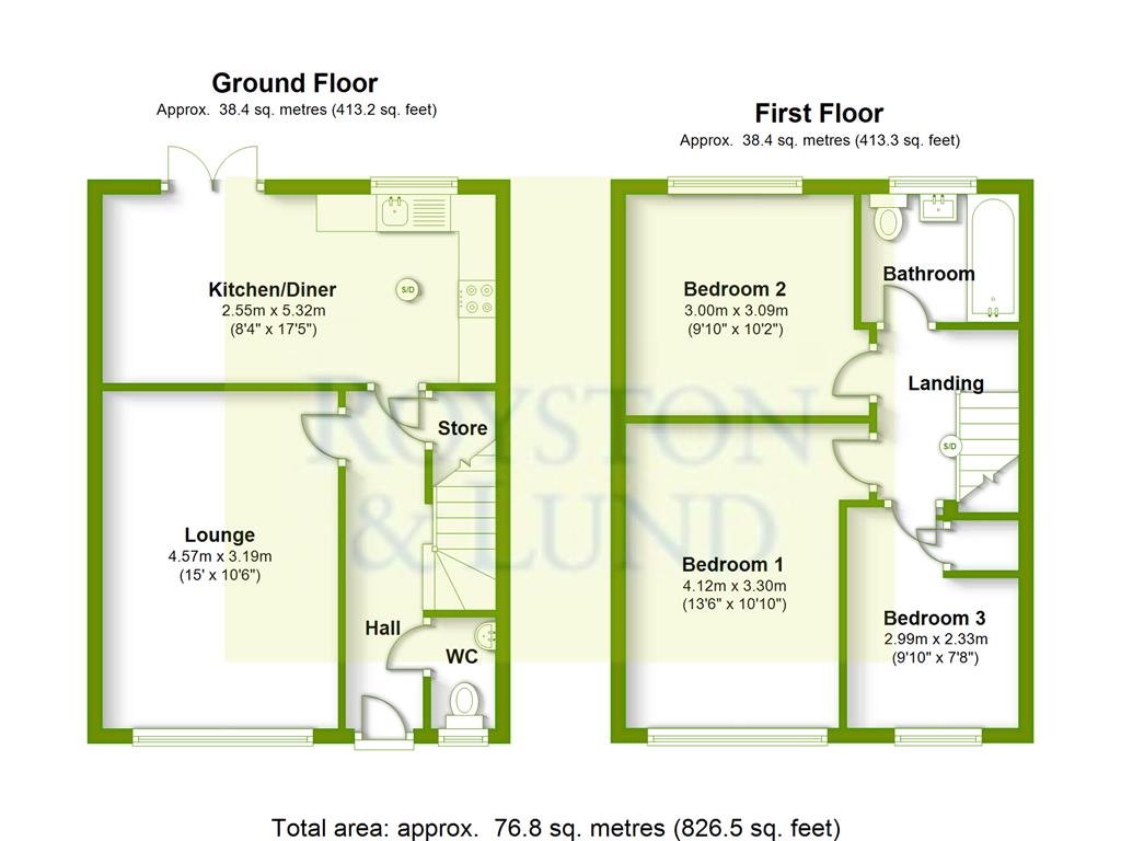 3 Bedrooms Town house to rent in Walcote Drive, West Bridgford, Nottingham NG2