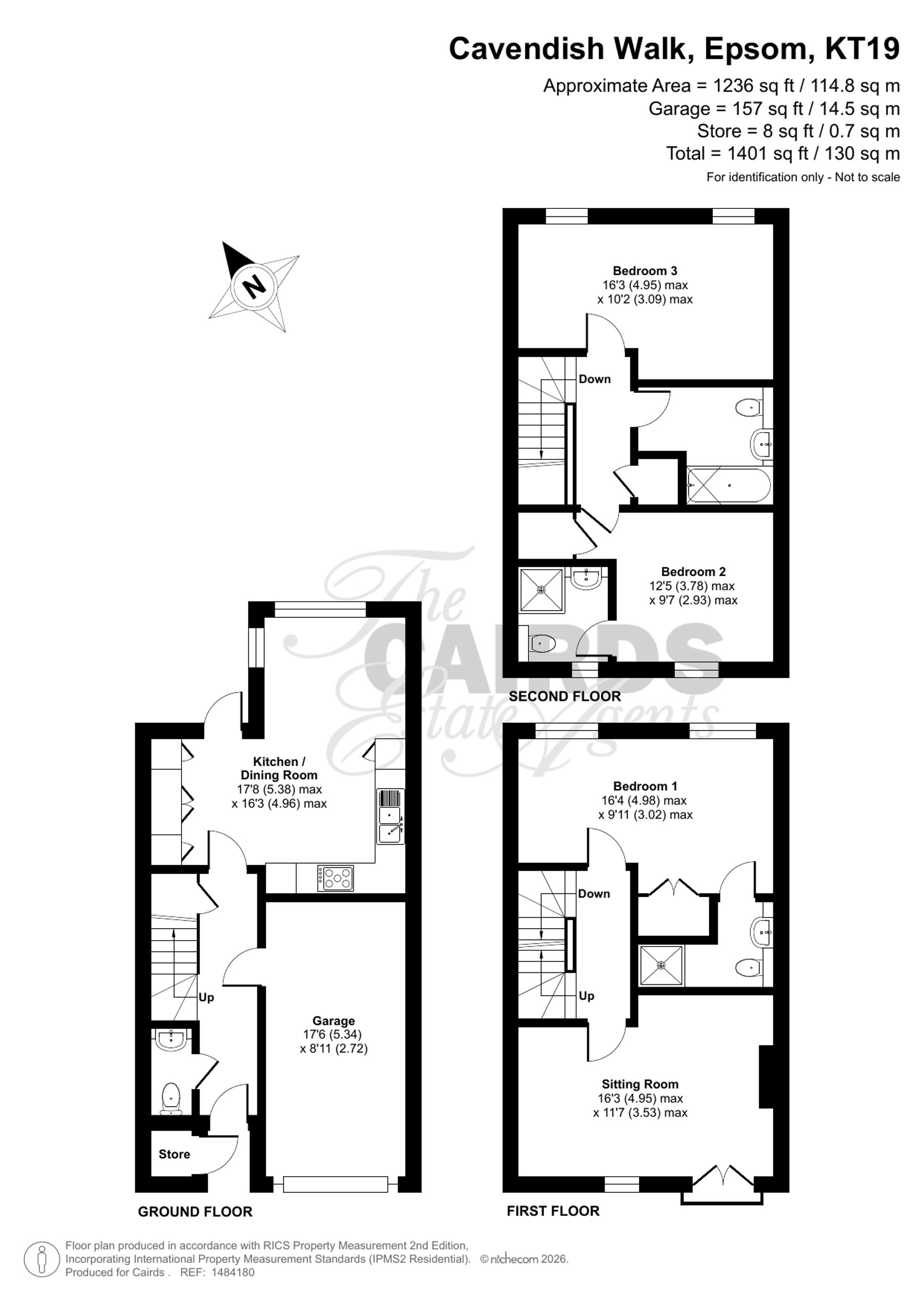 Cavendish Walk, Epsom floorplan