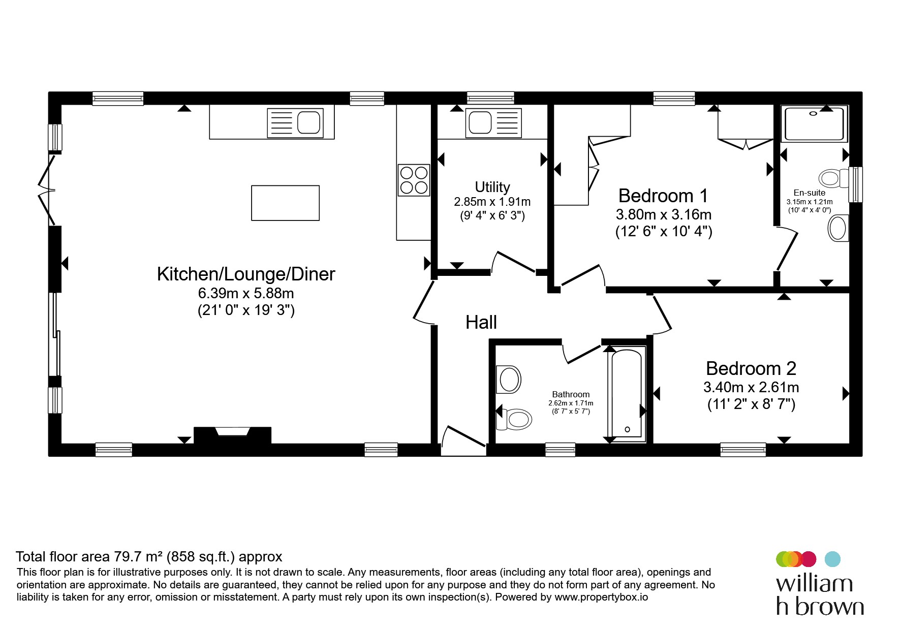 1, Wentworth Drive, Kirkgate, Wisbech floorplan