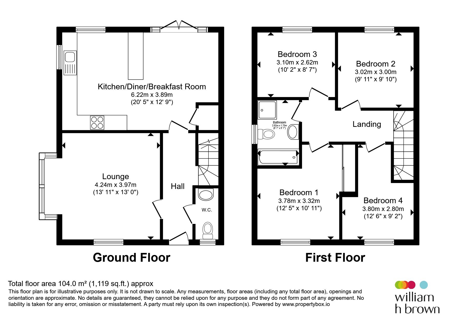 14, Rosefinch Road, Rotherham floorplan