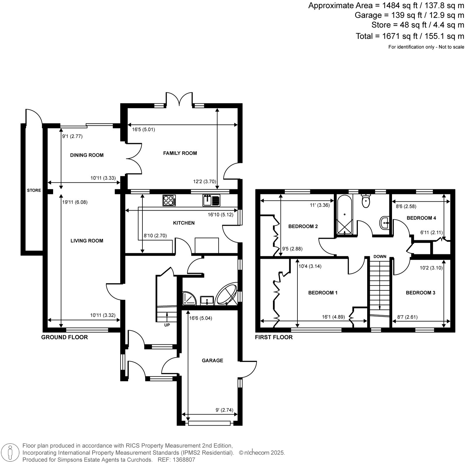 51, Minsterley Avenue, Shepperton floorplan